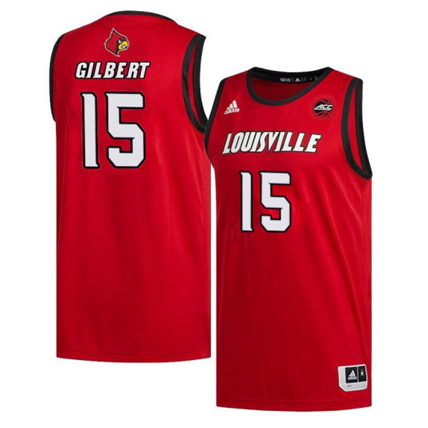 Trent Gilbert Louisville Cardinals 15 Jersey