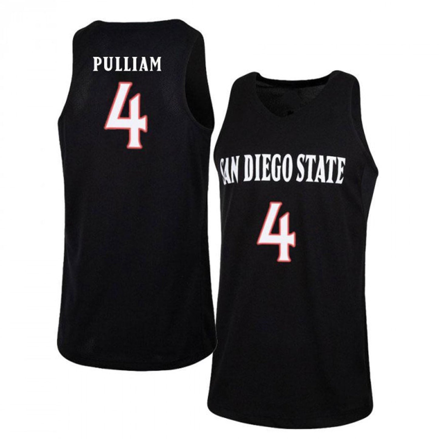 Trey Pulliam San Diego State Aztecs 4 Jersey