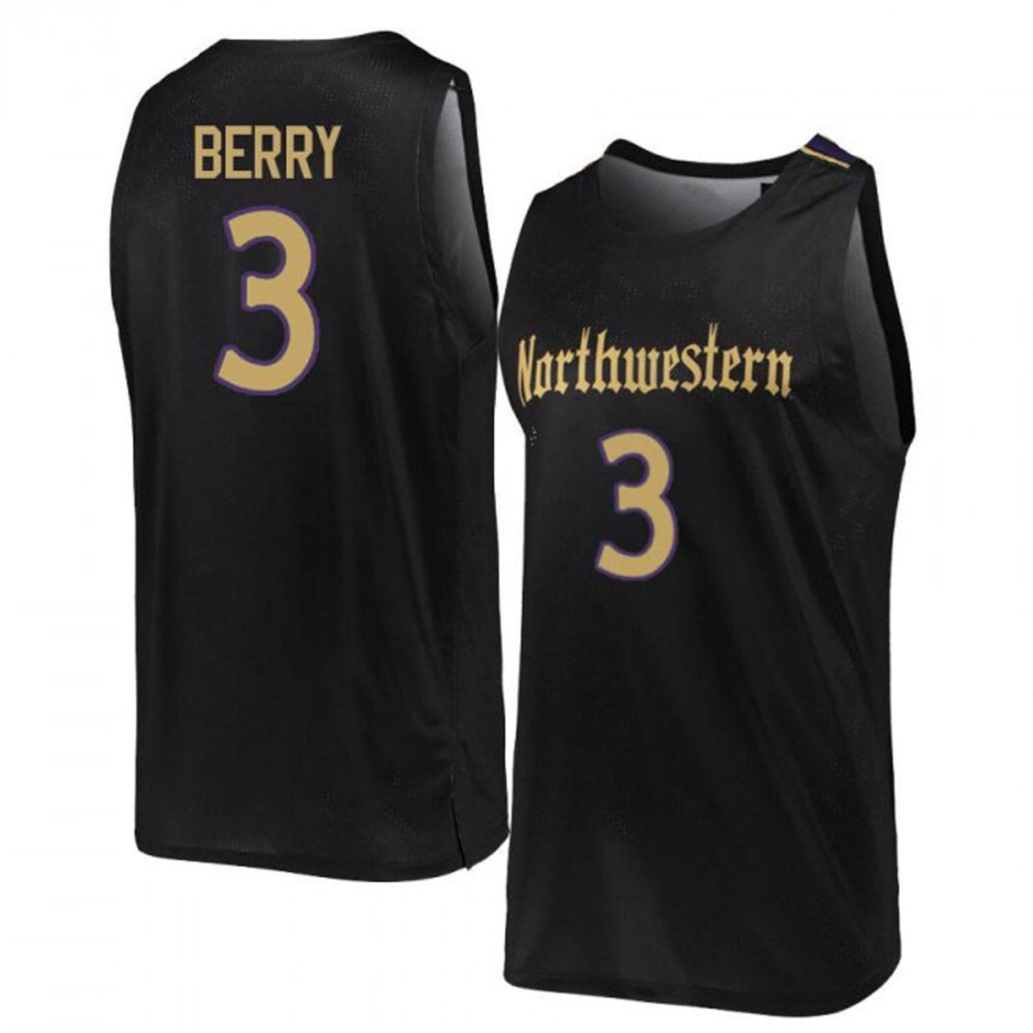 Ty Berry Northwestern Wildcats 3 Jersey