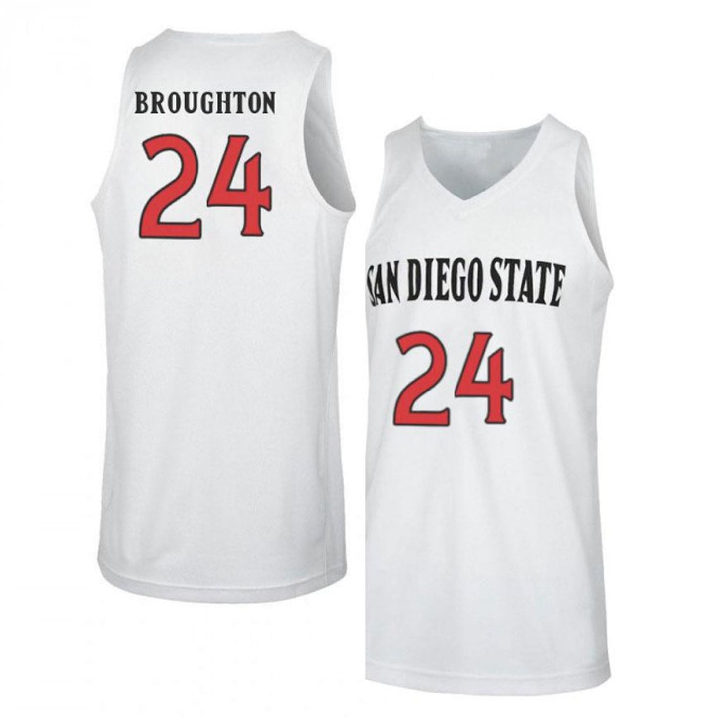 Tyler Broughton San Diego State Aztecs 24 Jersey