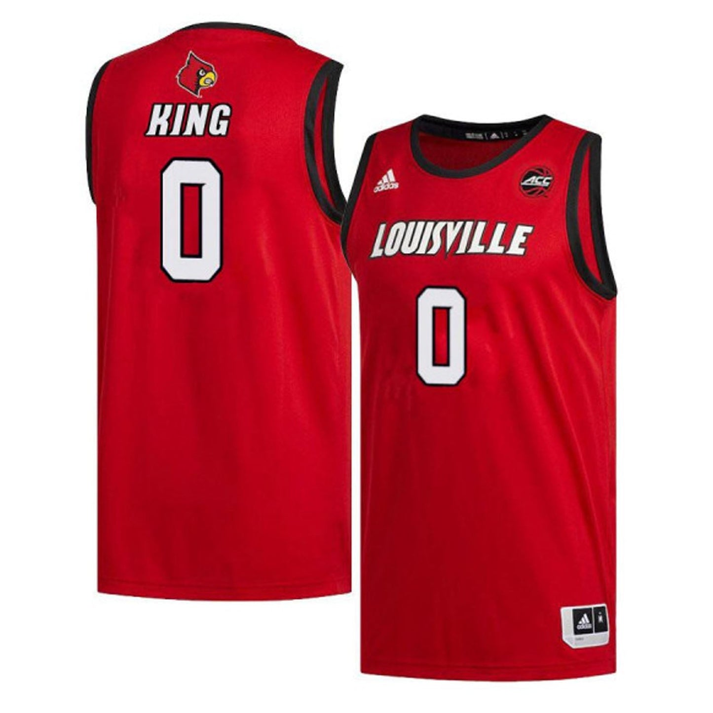 V.J. King Louisville Cardinals 0 Jersey