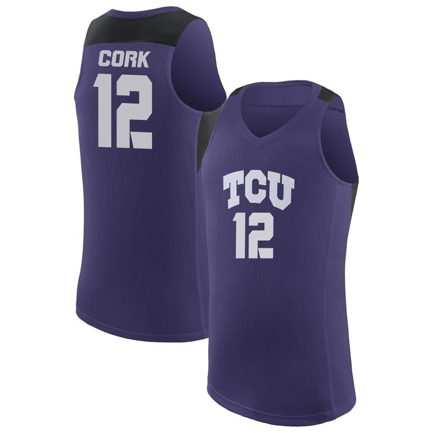 Xavier Cork TCU Horned Frogs 12 Jersey