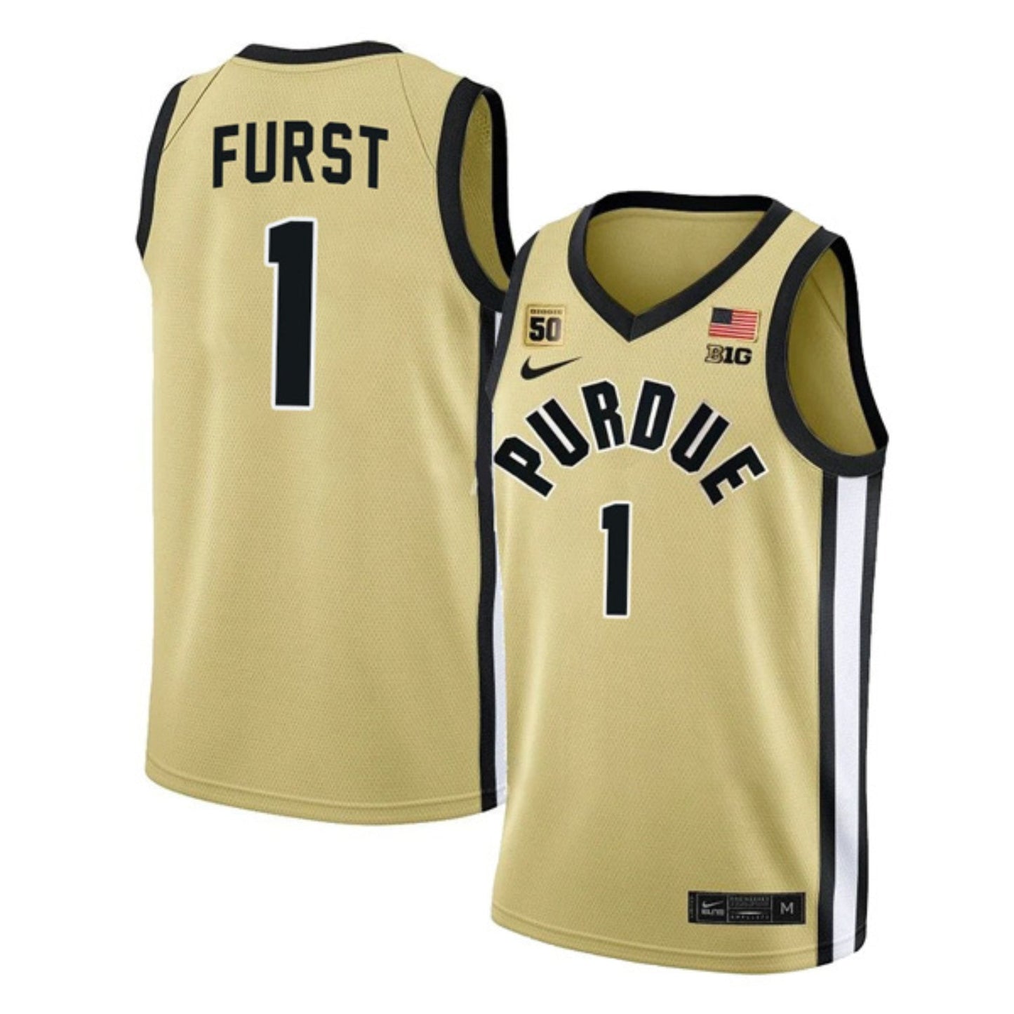 Caleb Furst Purdue Boilermakers 1 Jersey