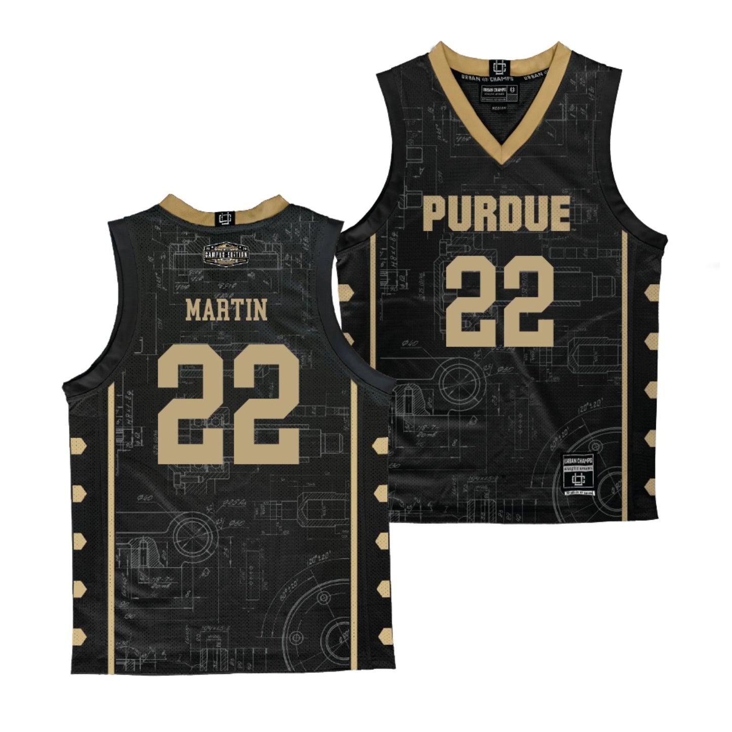 Chase Martin Purdue Boilermakers 22 Jersey