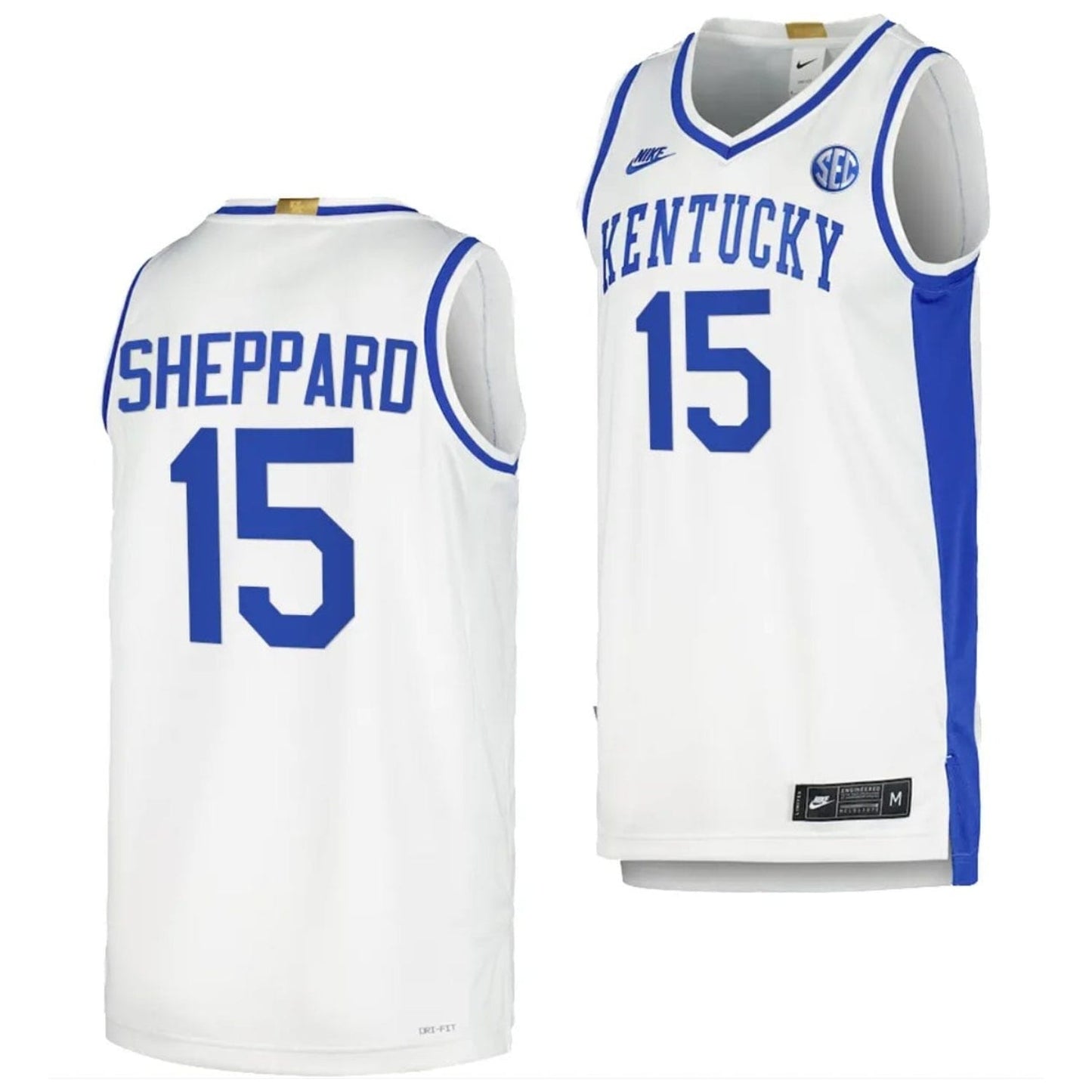 Reed Sheppard Kentucky Wildcats 15 Jersey