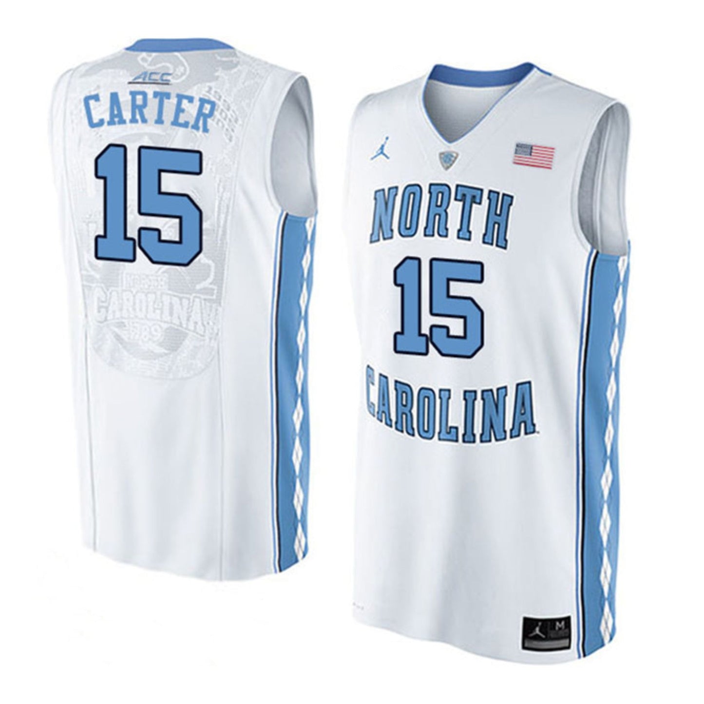 Vince Carter UNC Tar Heels 15 Jersey