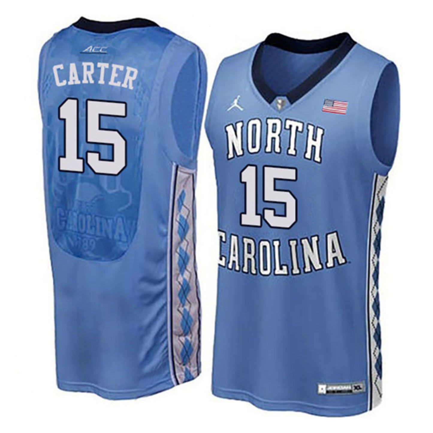Vince Carter UNC Tar Heels 15 Jersey