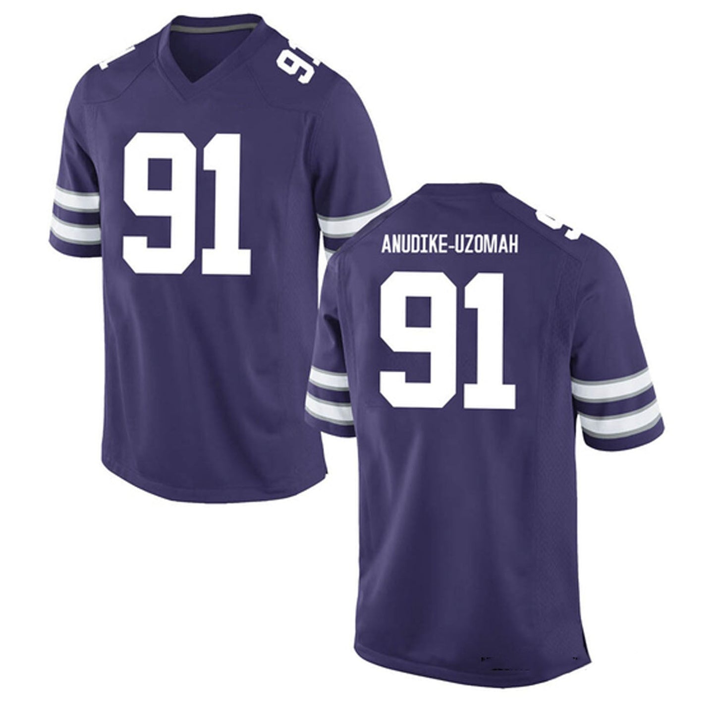 Felix Anudike-Uzomah Kansas State Wildcats 91 Jersey