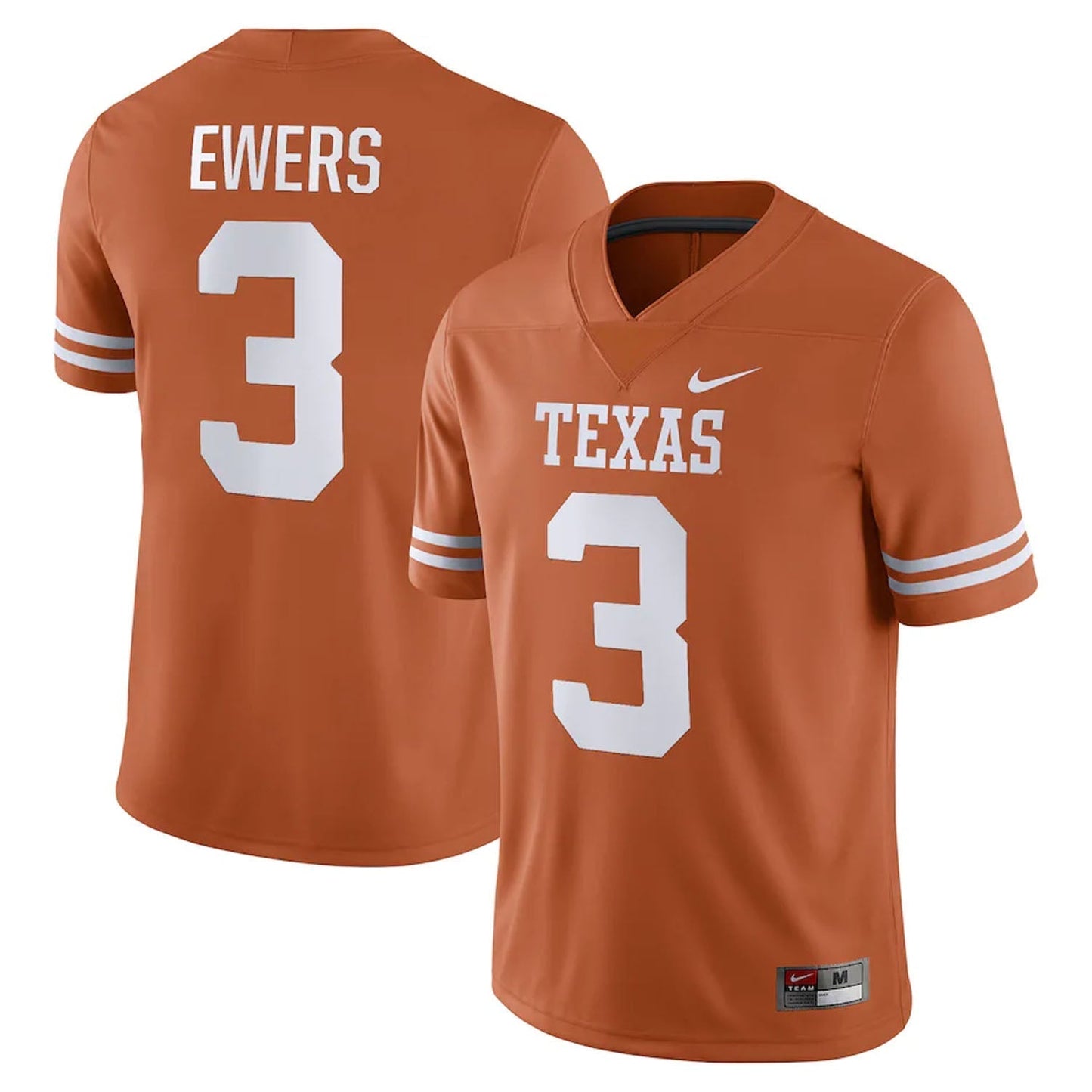 Quinn Ewers Texas Longhorns 3 Jersey