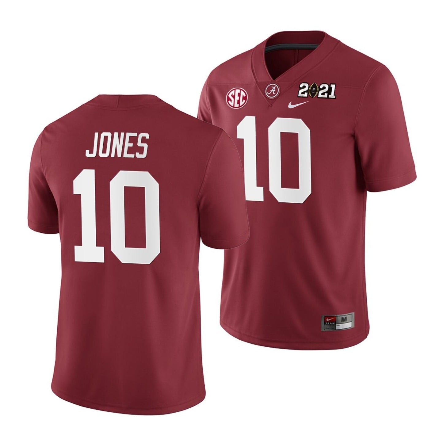 Mac Jones Alabama Crimson Tide 10 Jersey