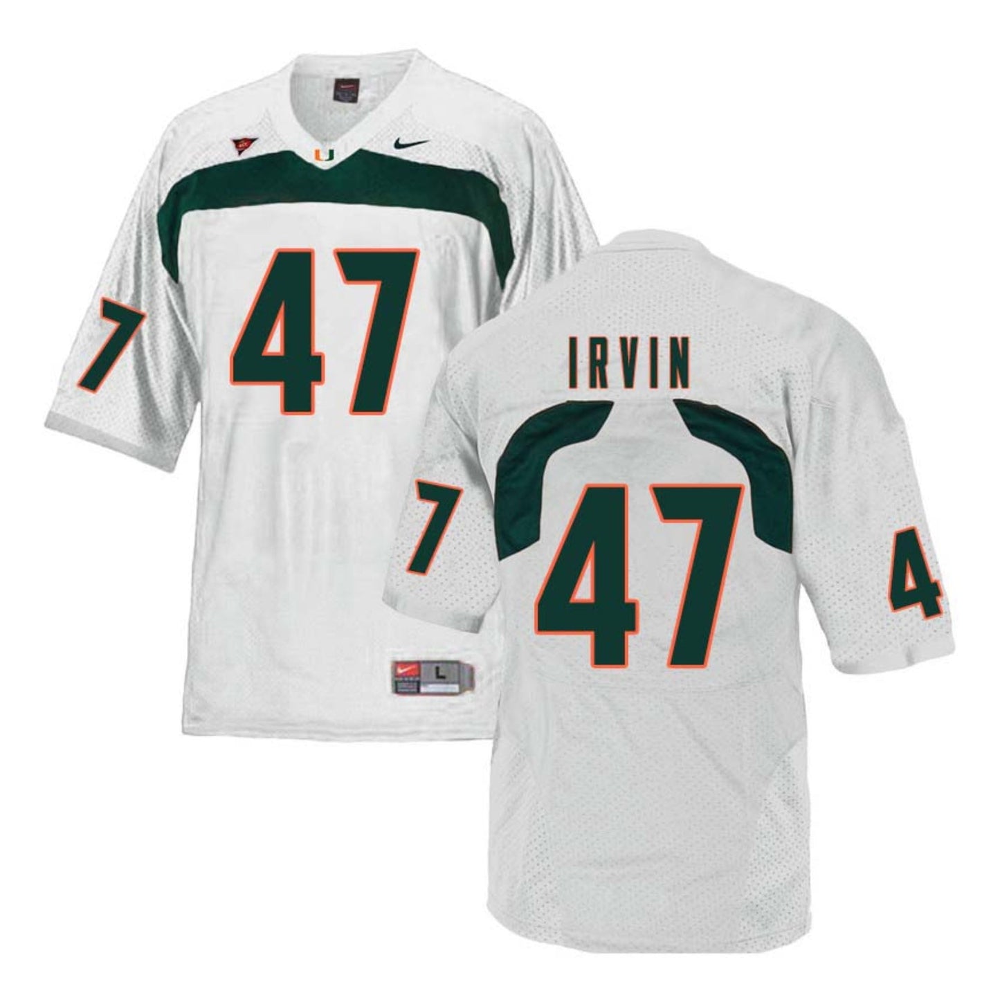 Michael Irvin Miami Hurricanes 47 Jersey