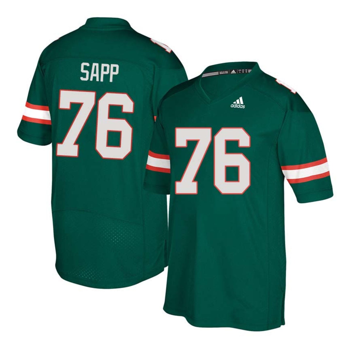 Warren Sapp Miami Hurricanes 76 Jersey