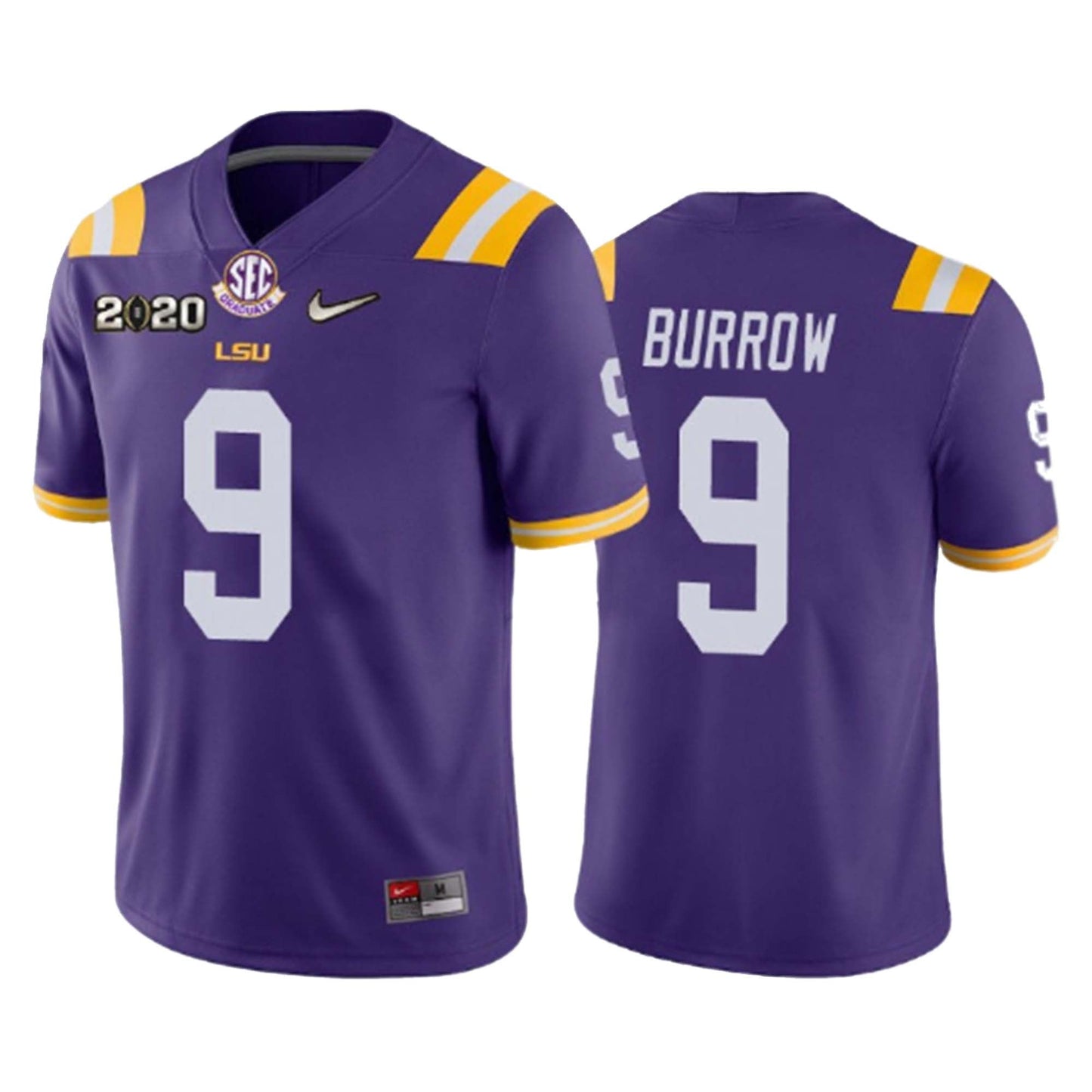 Joe Burrow LSU Tigers 9 Jersey