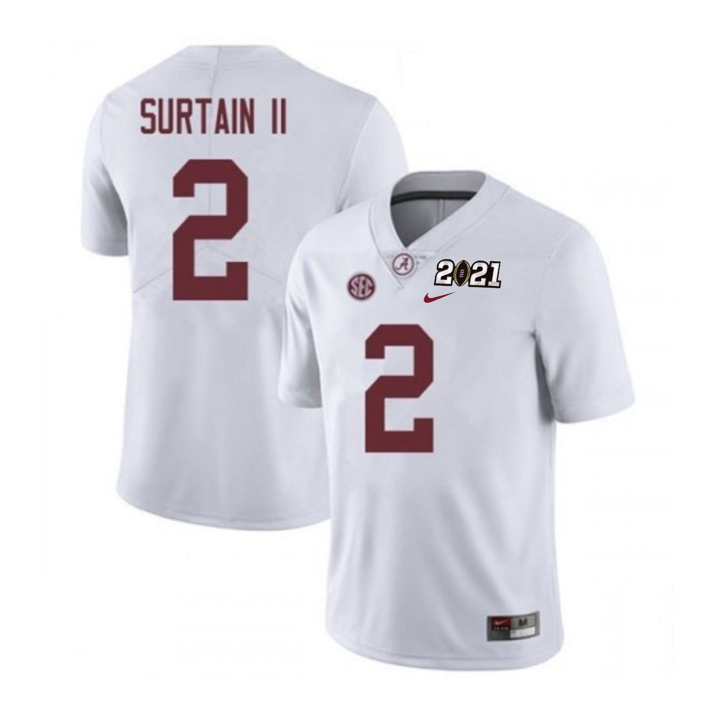 Patrick Surtain II Alabama Crimson 2 Jersey