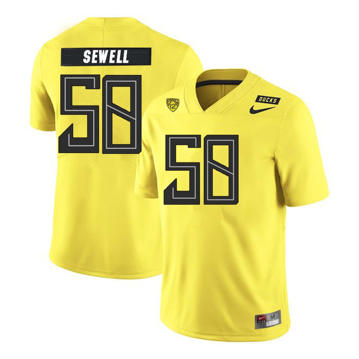 Penei Sewell Oregon Ducks 58 Jersey