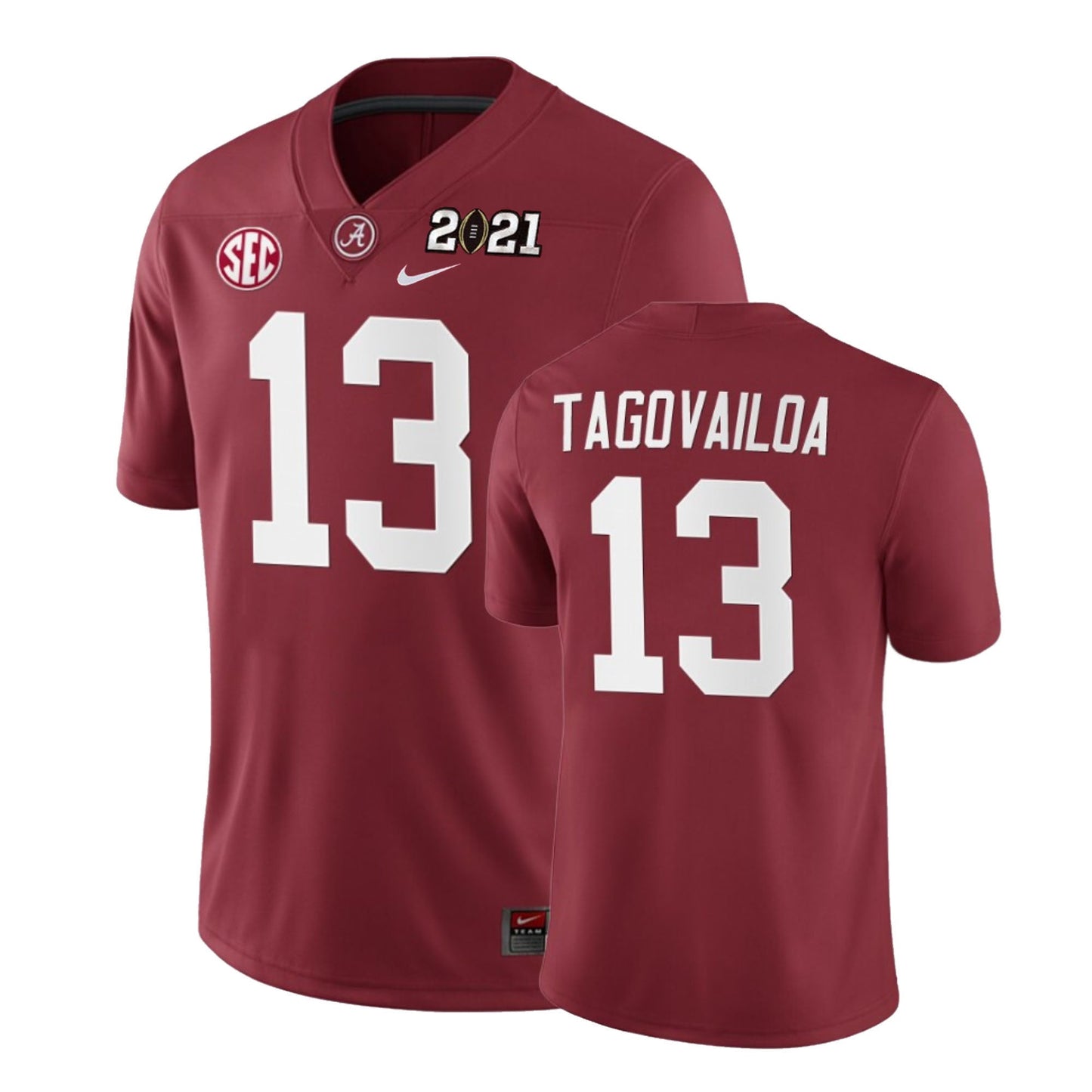 Tua Tagovailoa Alabama Crimson 13 Jersey