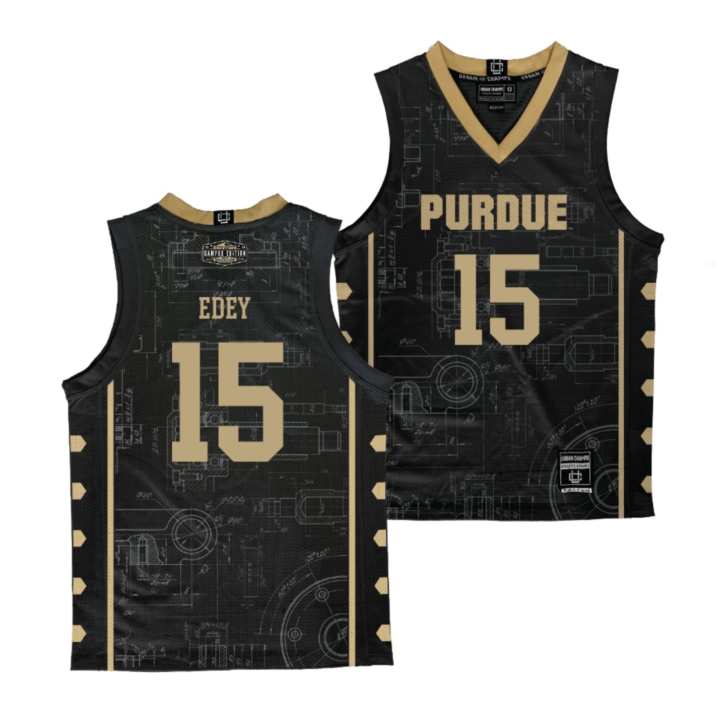 Zach Edey Purdue Boilermakers 15 Jersey