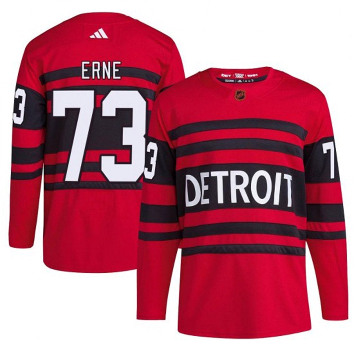 Adam Erne Detroit Red Wings 73 Jersey