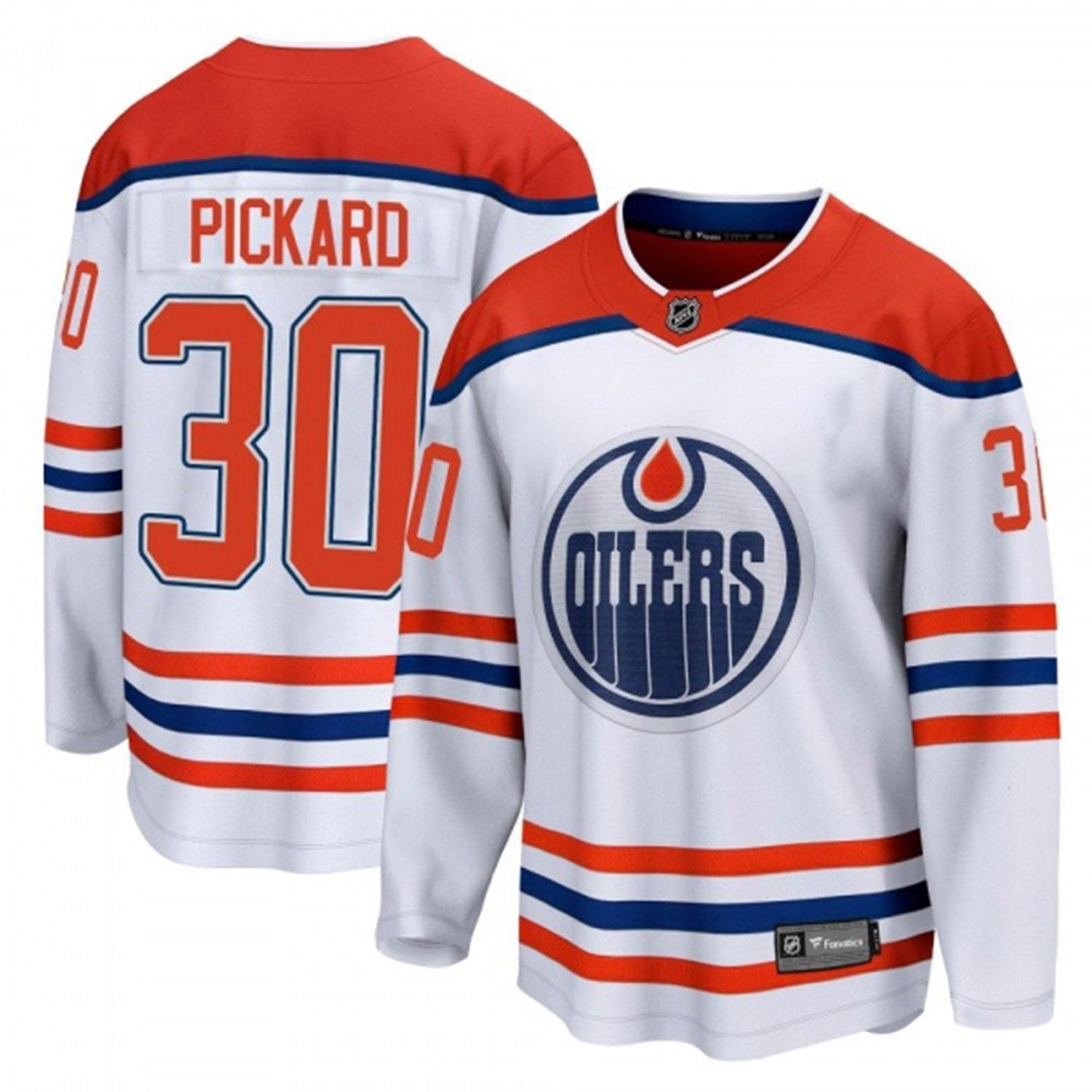 Calvin Pickard Edmonton Oilers 30 Jersey