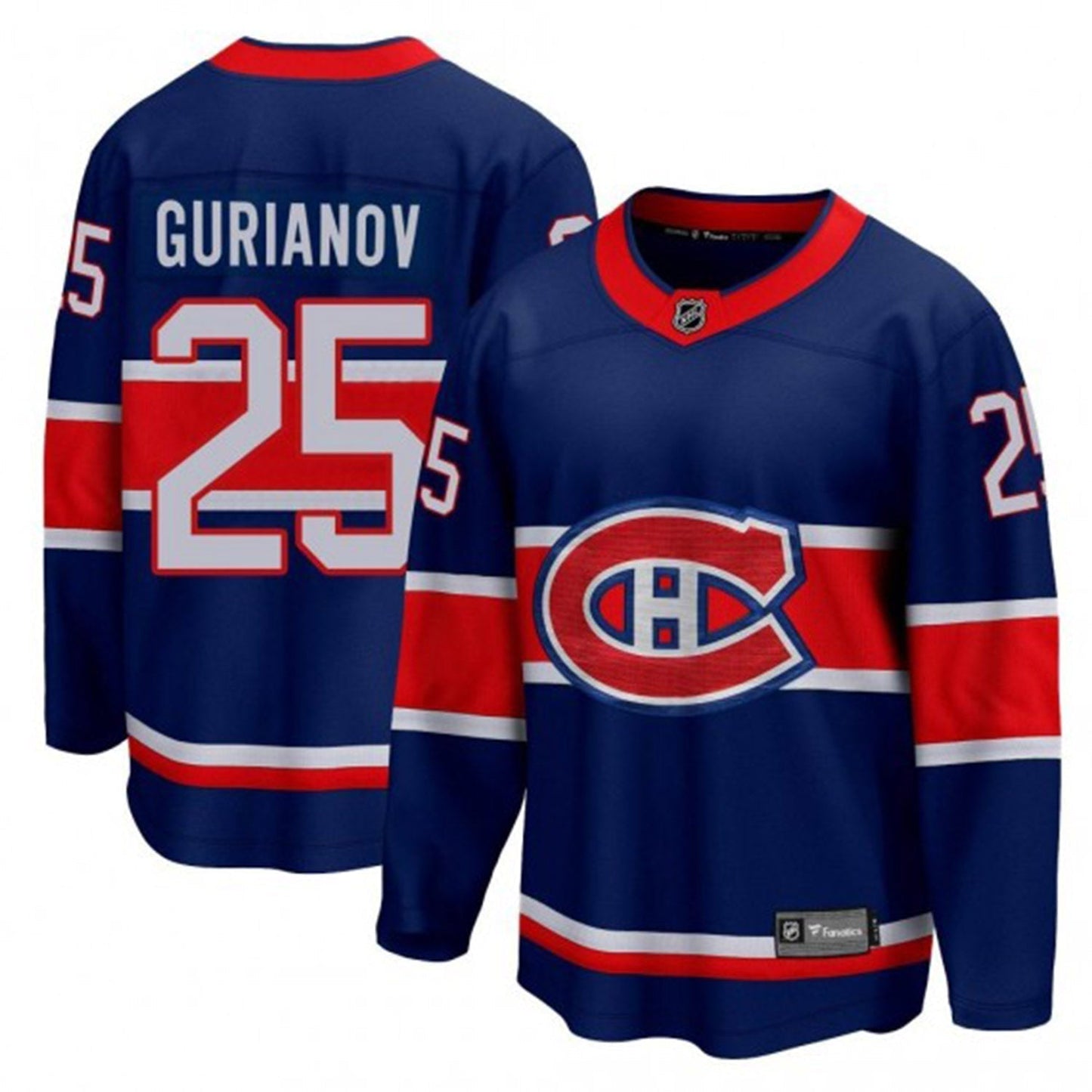 Denis Gurianov Montreal Canadiens 25 Jersey