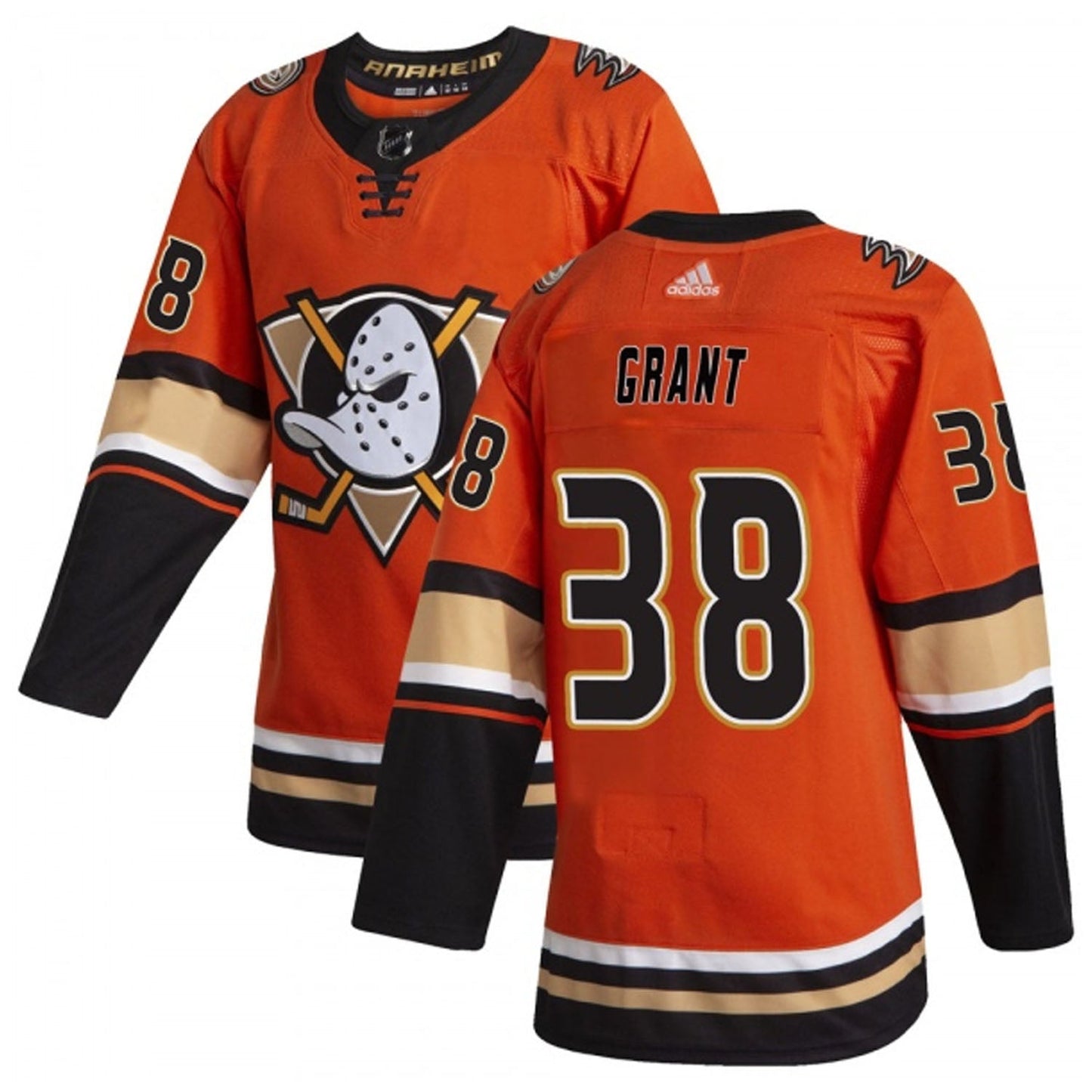 Derek Grant Anaheim Ducks 38 Jersey