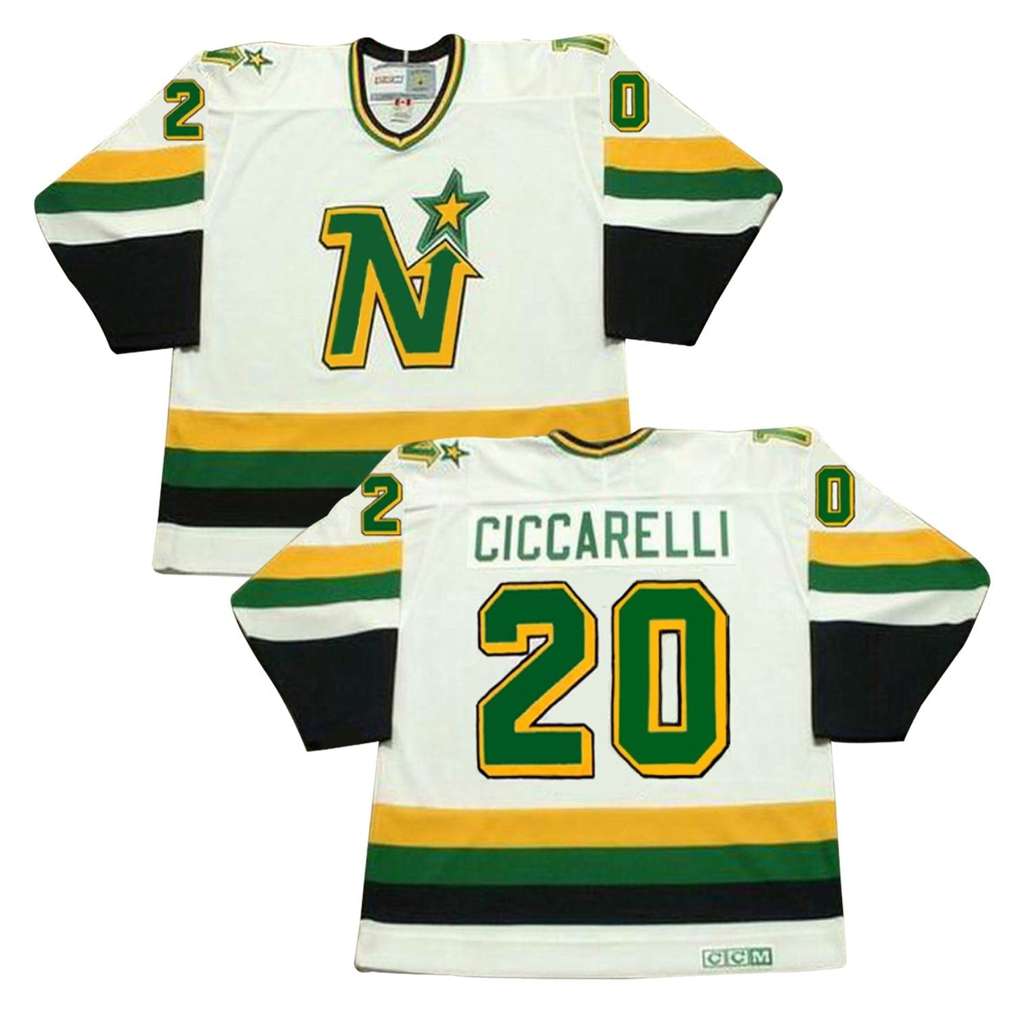 Dino Ciccarelli Minnesota North Stars 20 Jersey