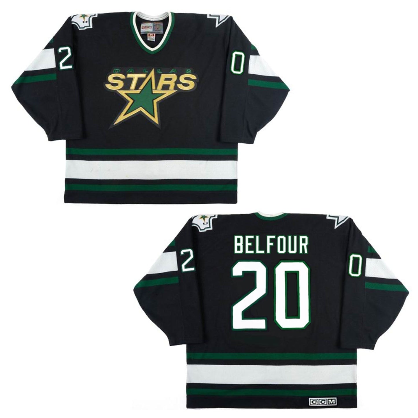 Ed Belfour Dallas Stars 20 Jersey