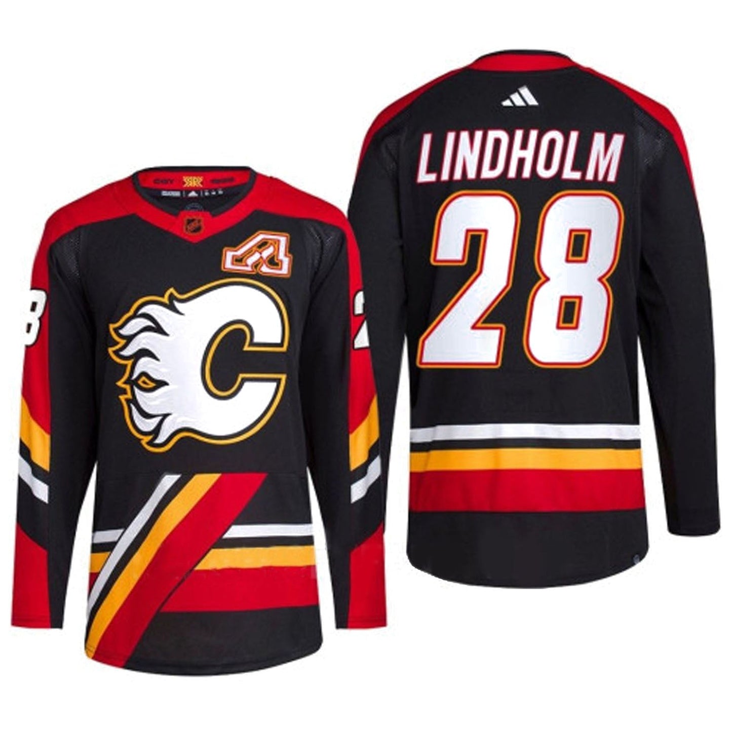 Elias Lindholm Calgary Flames 28 Jersey