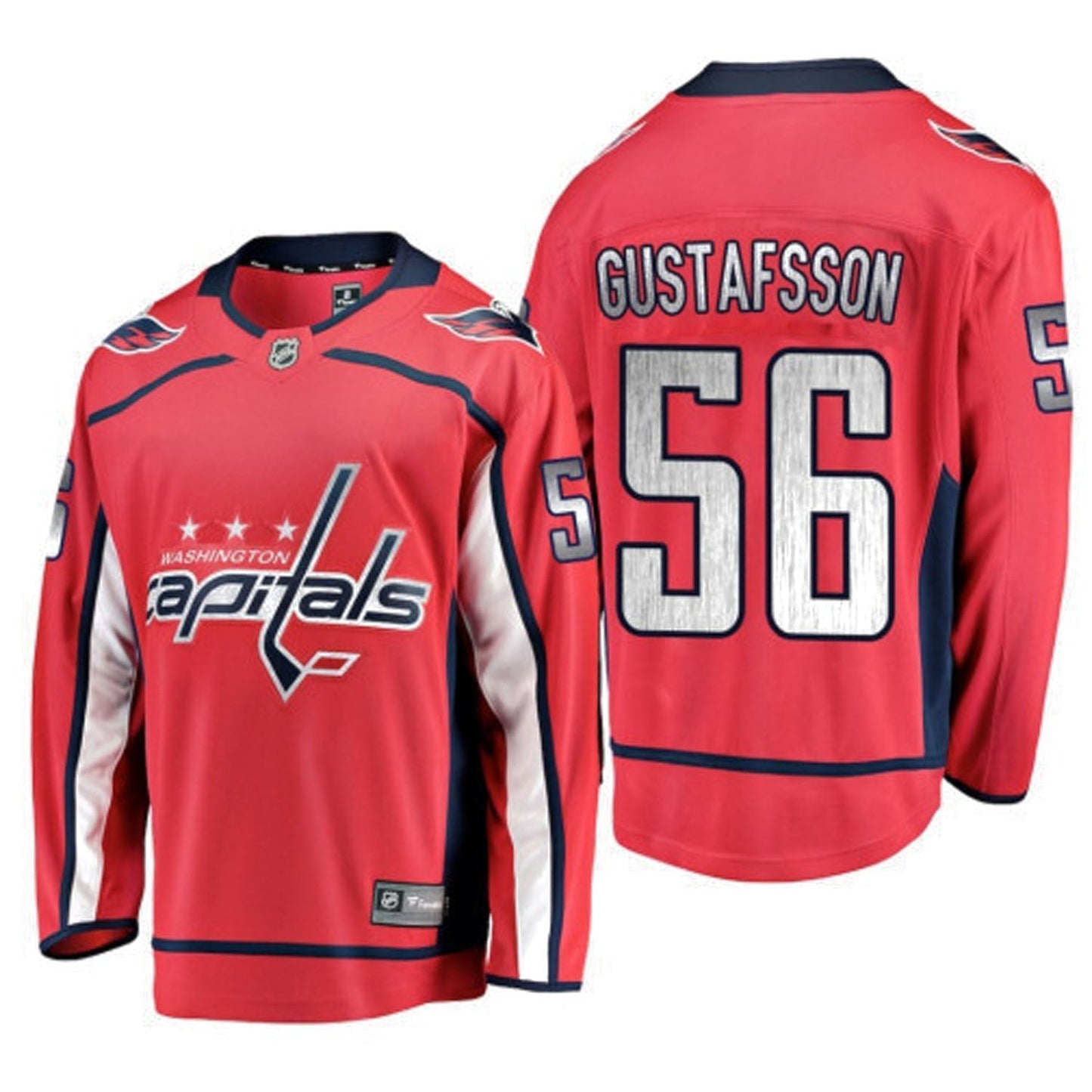 Erik Gustafsson Washington Capitals 56 Jersey
