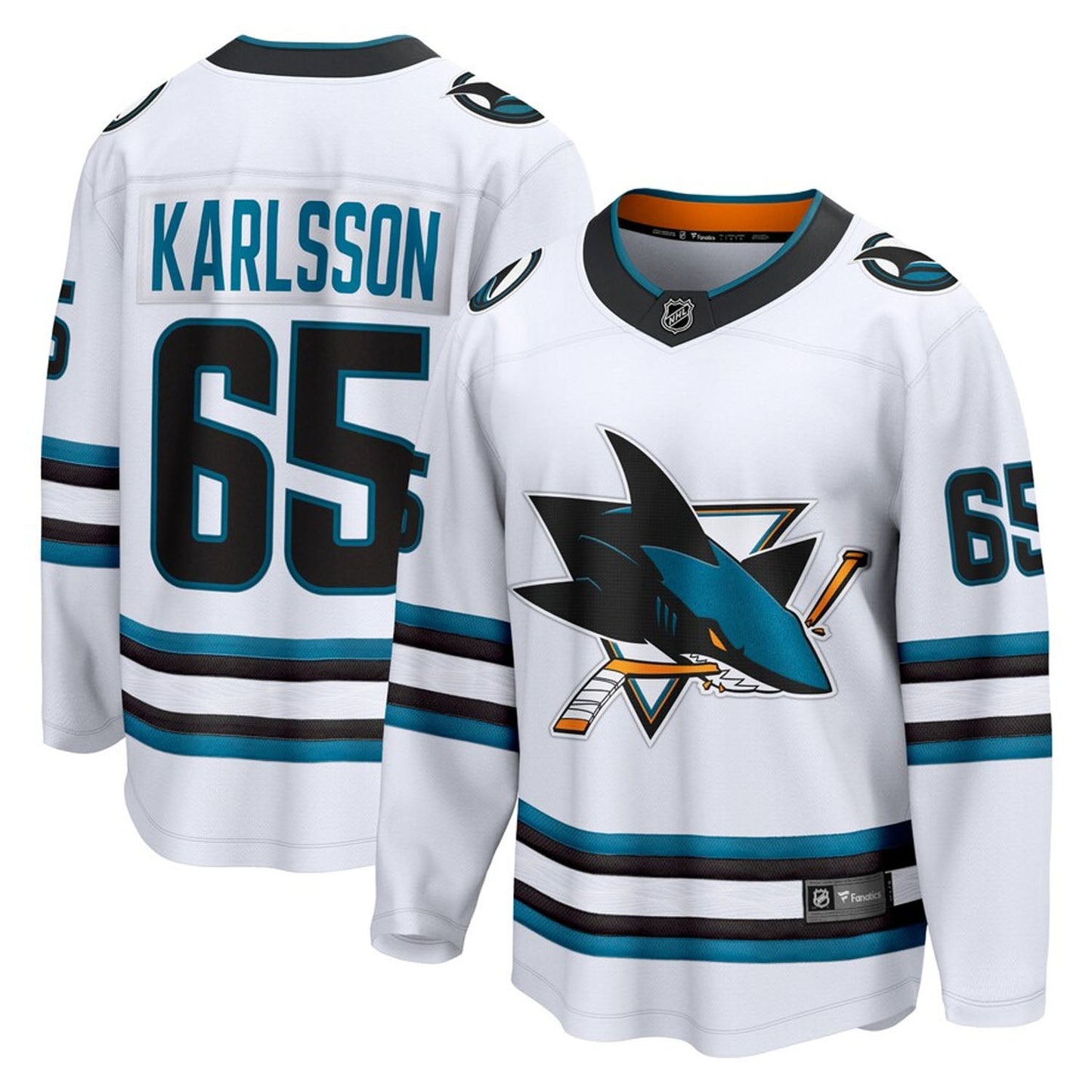 Erik Karlsson San Jose Sharks 65 Jersey