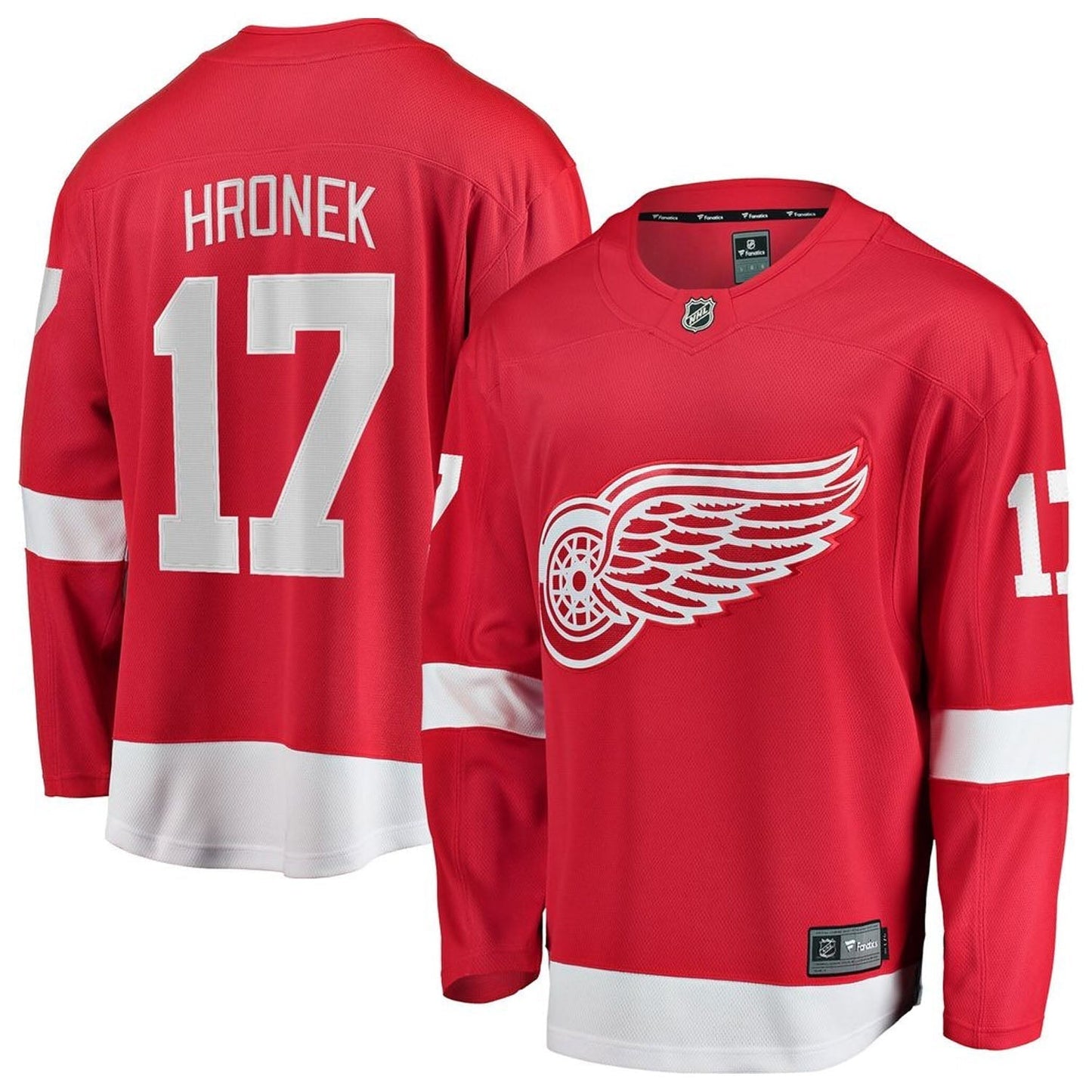 Filip Hronek Detroit Red Wings 17 Jersey