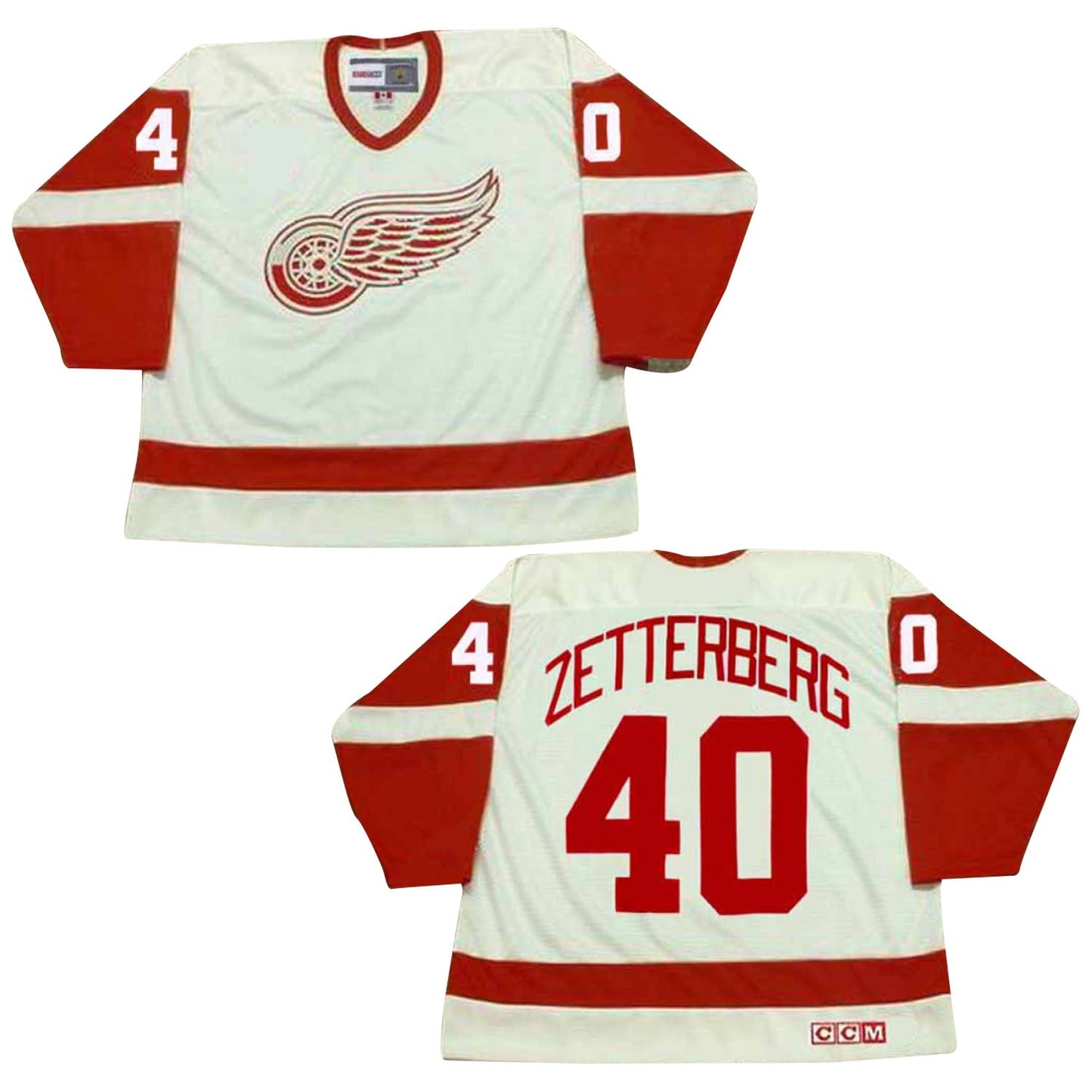 Henrik Zetterberg Detroit Red Wings 40 Jersey