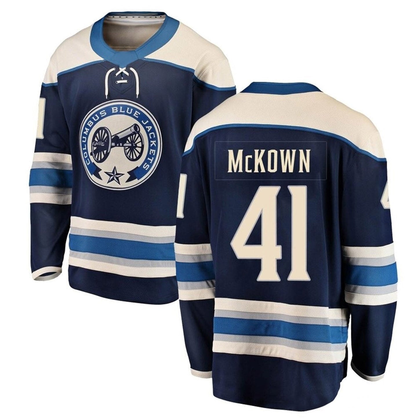 Hunter McKown Columbus Blue Jackets 41 Jersey