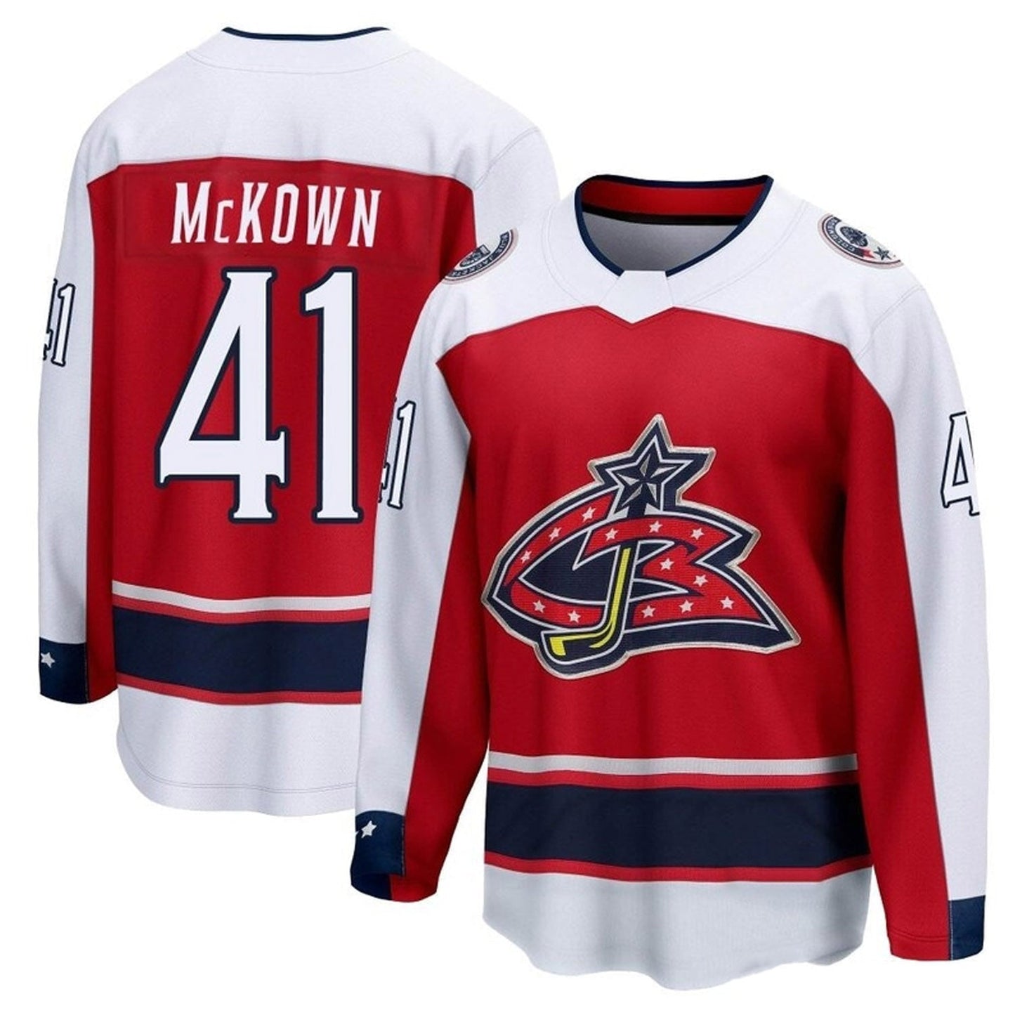 Hunter McKown Columbus Blue Jackets 41 Jersey