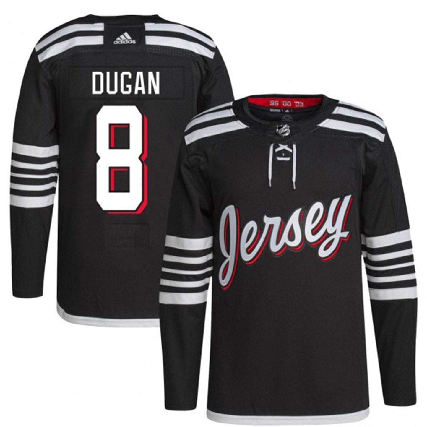 Jack Dugan New Jersey Devils 8 Jersey