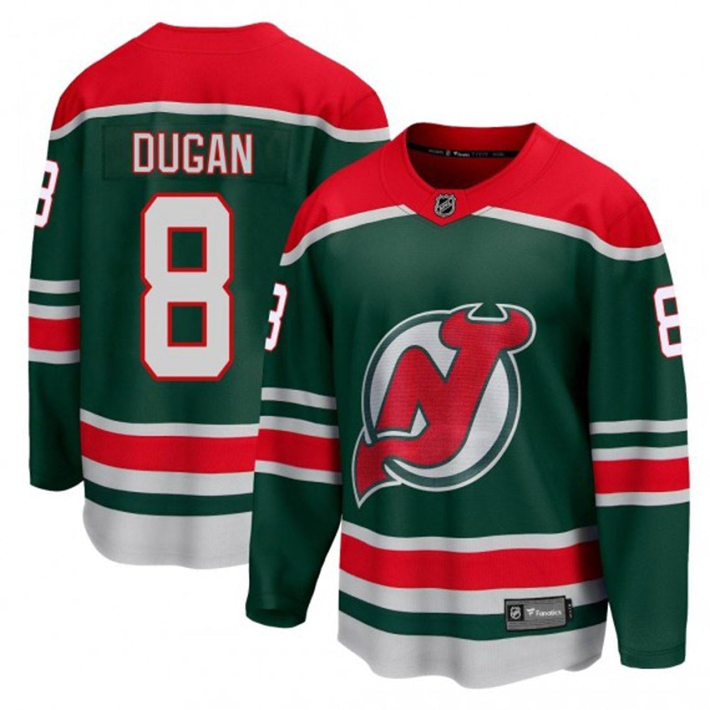 Jack Dugan New Jersey Devils 8 Jersey