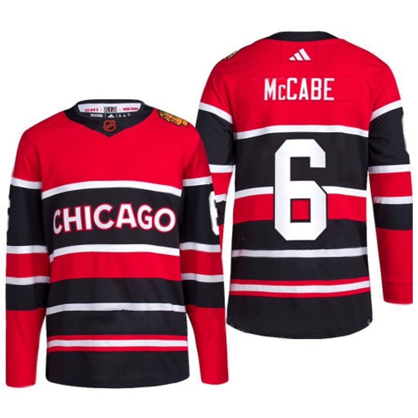 Jake McCabe Chicago Blackhawks 6 Jersey