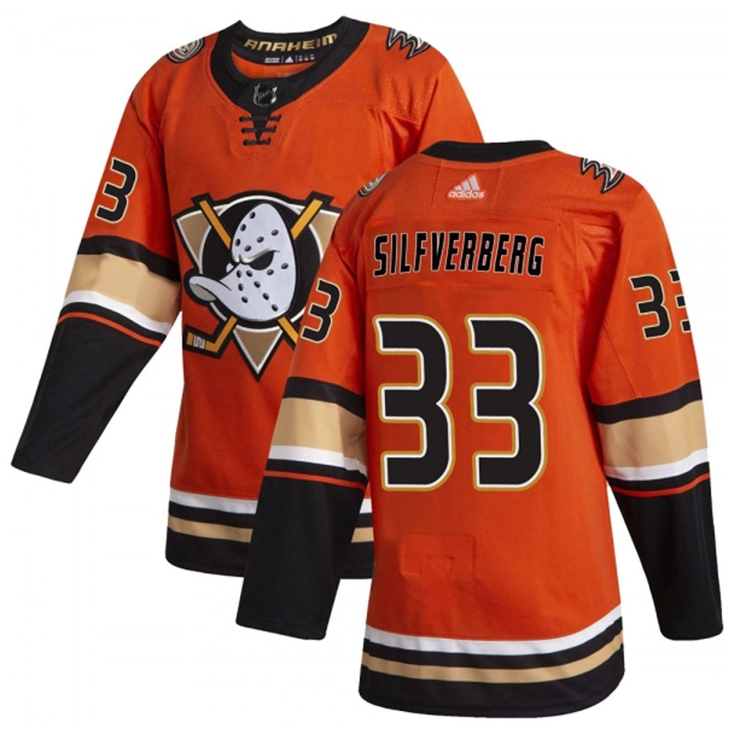 Jakob Silfverberg Anaheim Ducks 33 Jersey