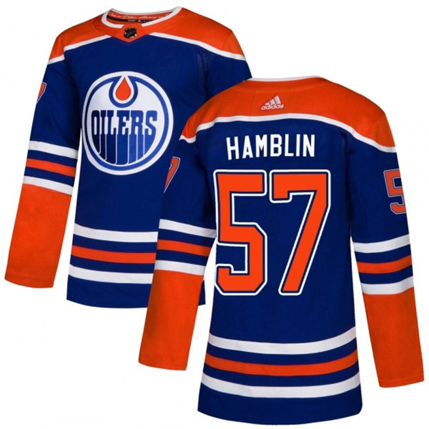 James Hamblin Edmonton Oilers 57 Jersey