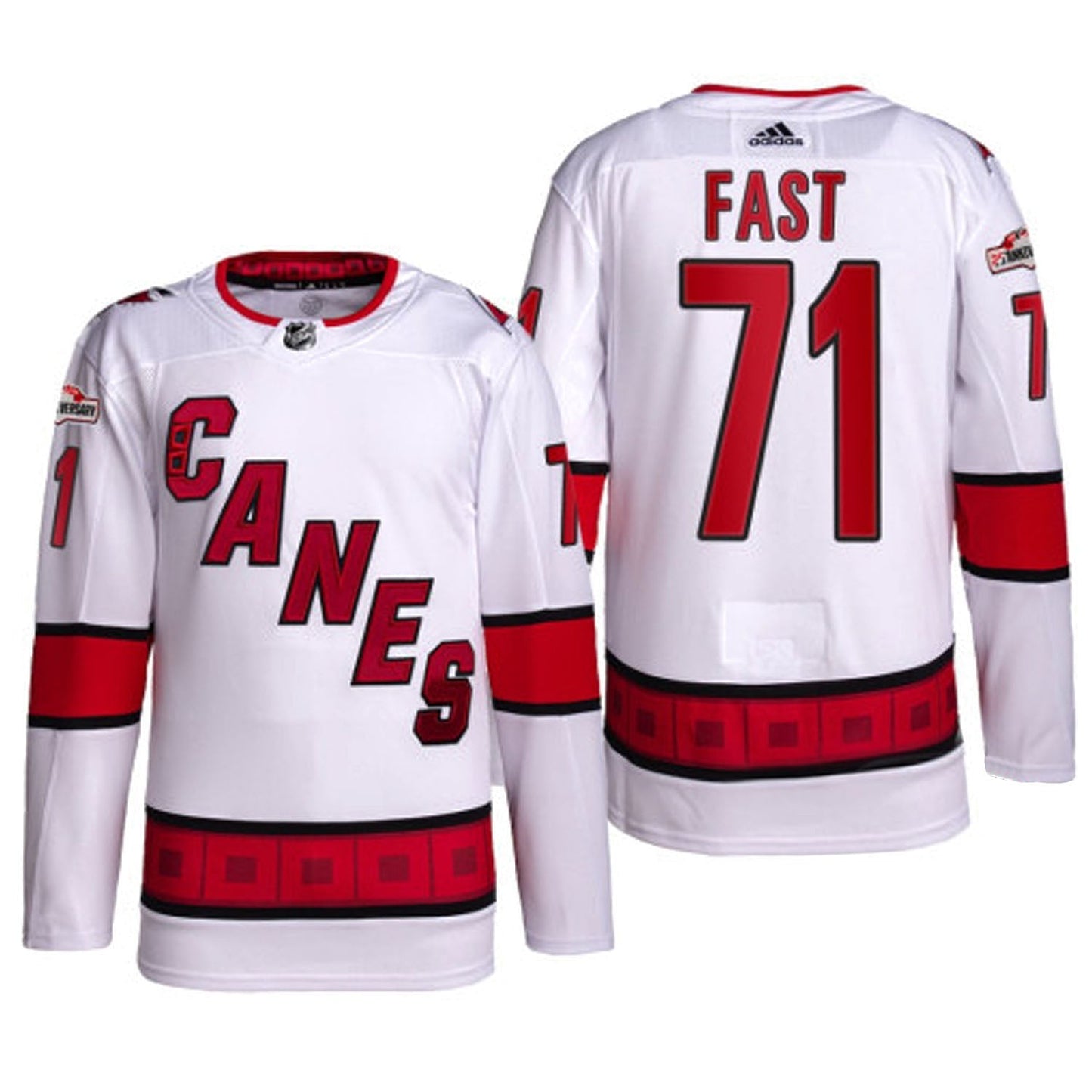 Jesper Fast Carolina Hurricanes 71 Jersey