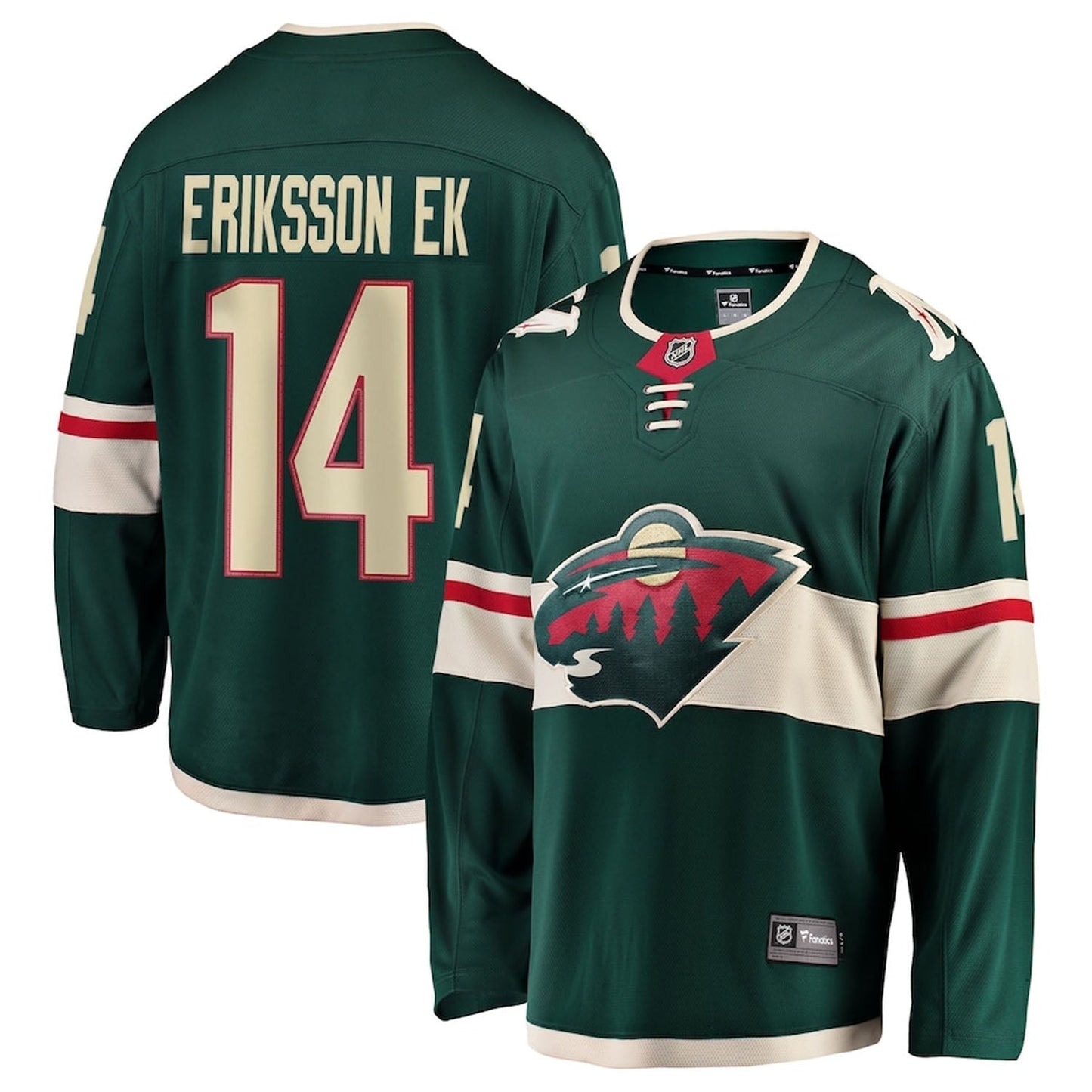 Joel Eriksson Ek Minnesota Wild 14 Jersey