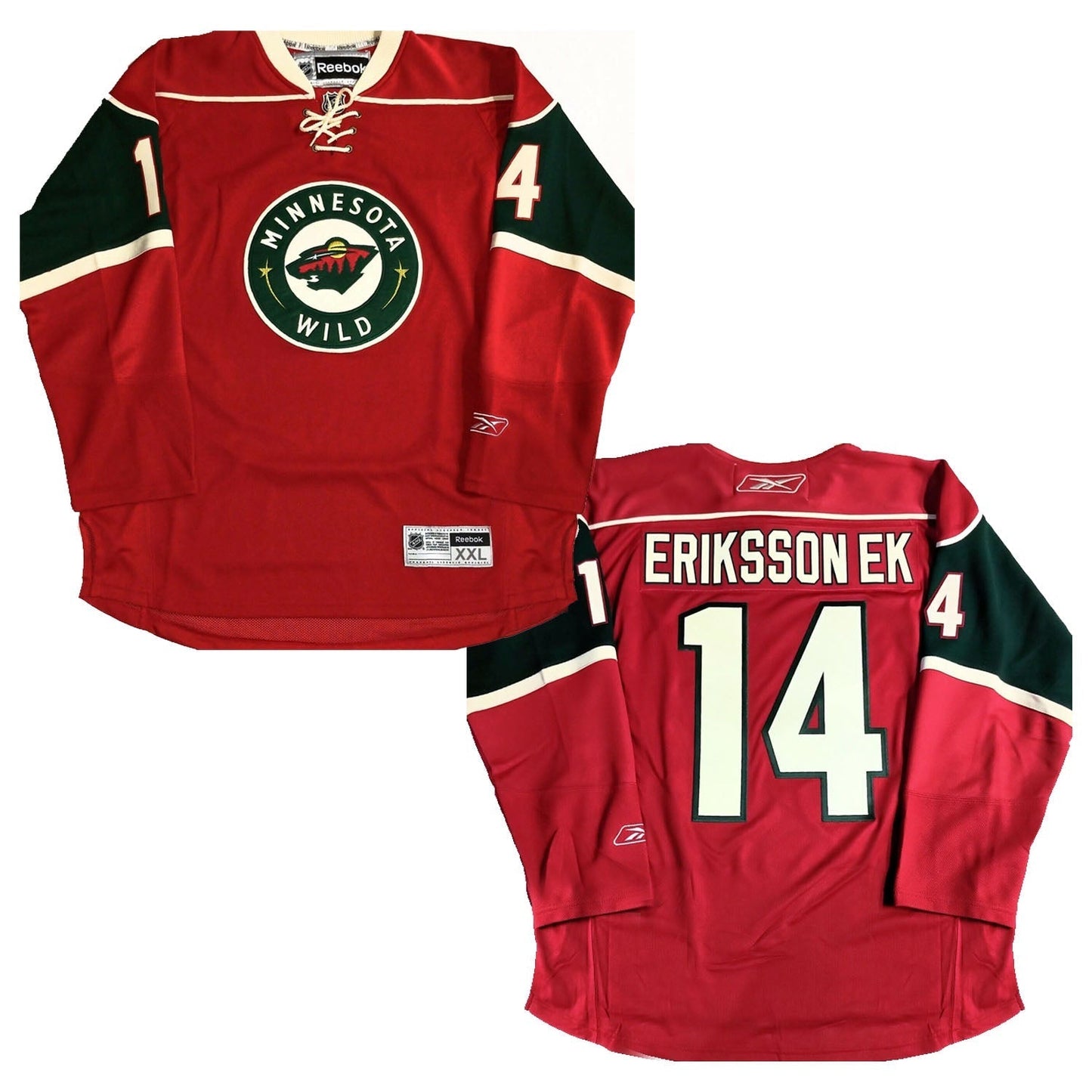 Joel Eriksson Ek Minnesota Wild 14 Jersey