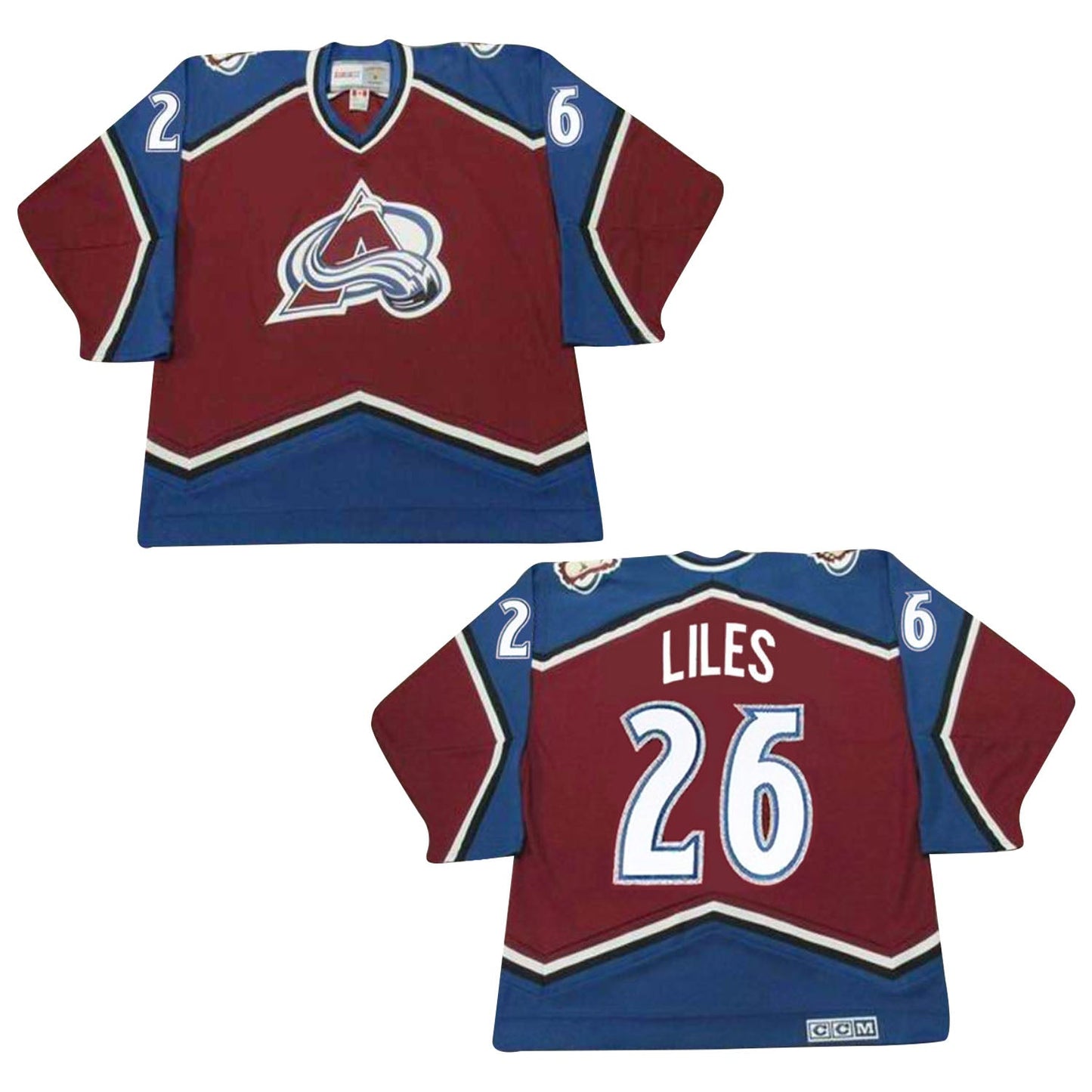 John Michael Liles Colorado Avalanche 26 Jersey
