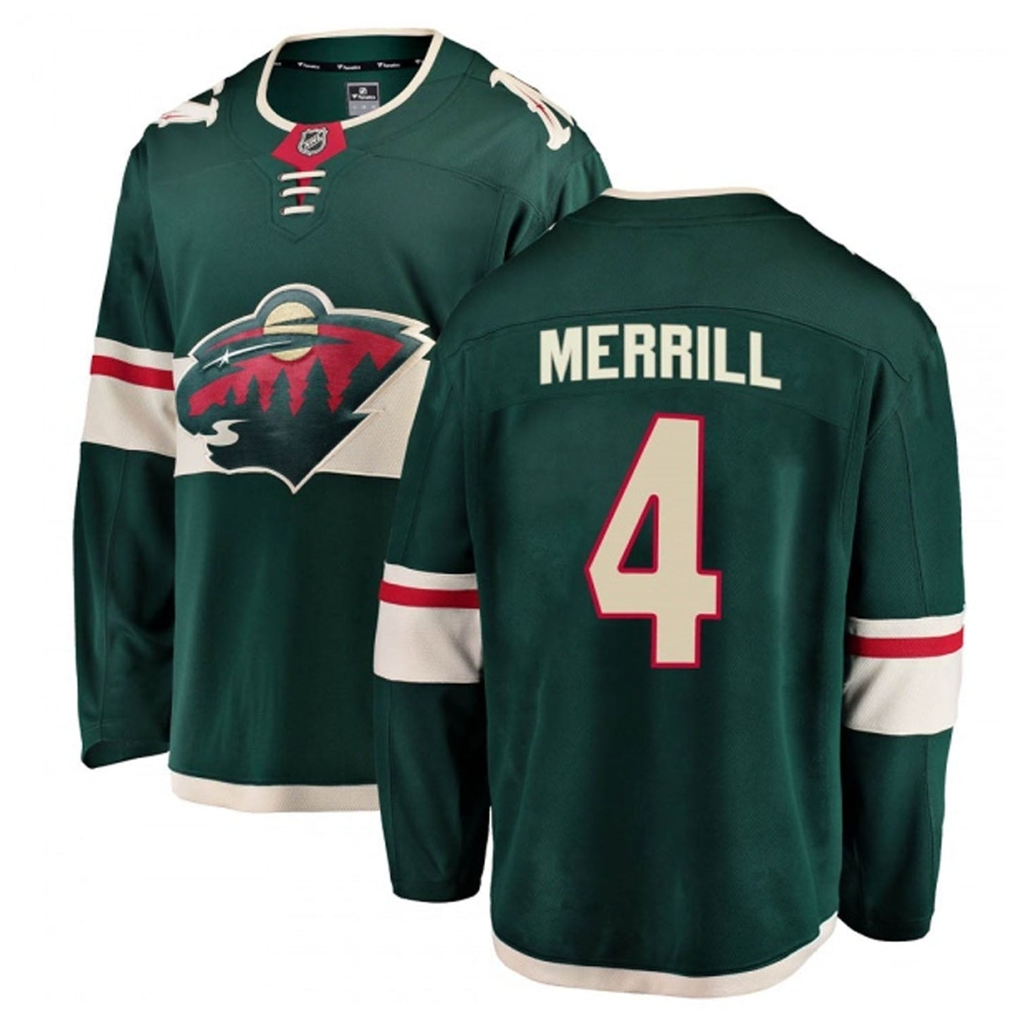 Jon Merrill Minnesota Wild 4 Jersey