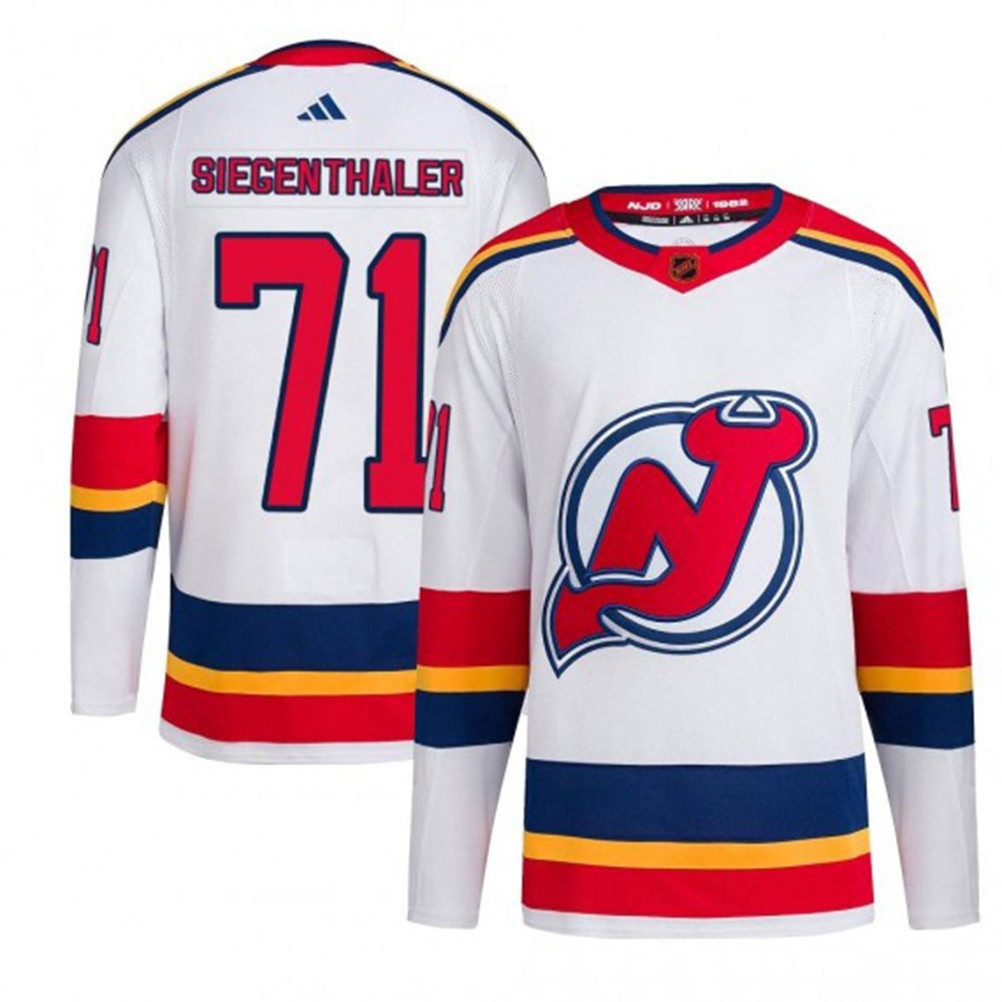 Jonas Siegenthaler New Jersey Devils 71 Jersey