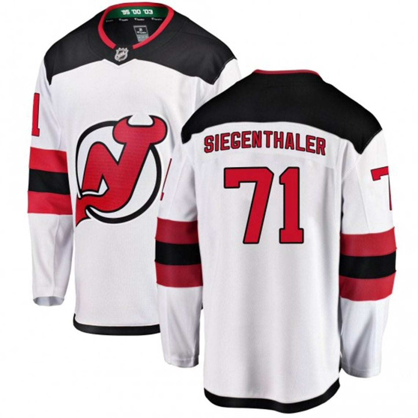 Jonas Siegenthaler New Jersey Devils 71 Jersey