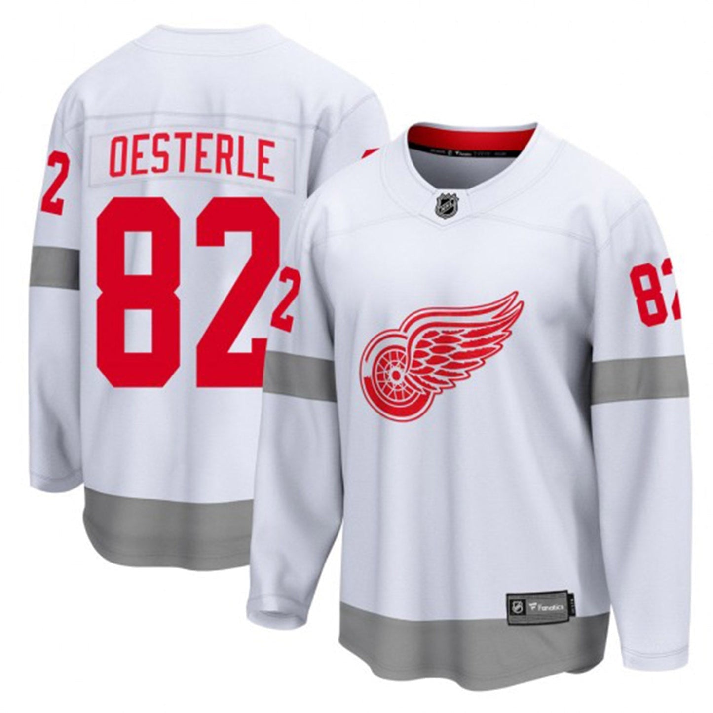 Jordan Oesterle Detroit Red Wings 82 Jersey
