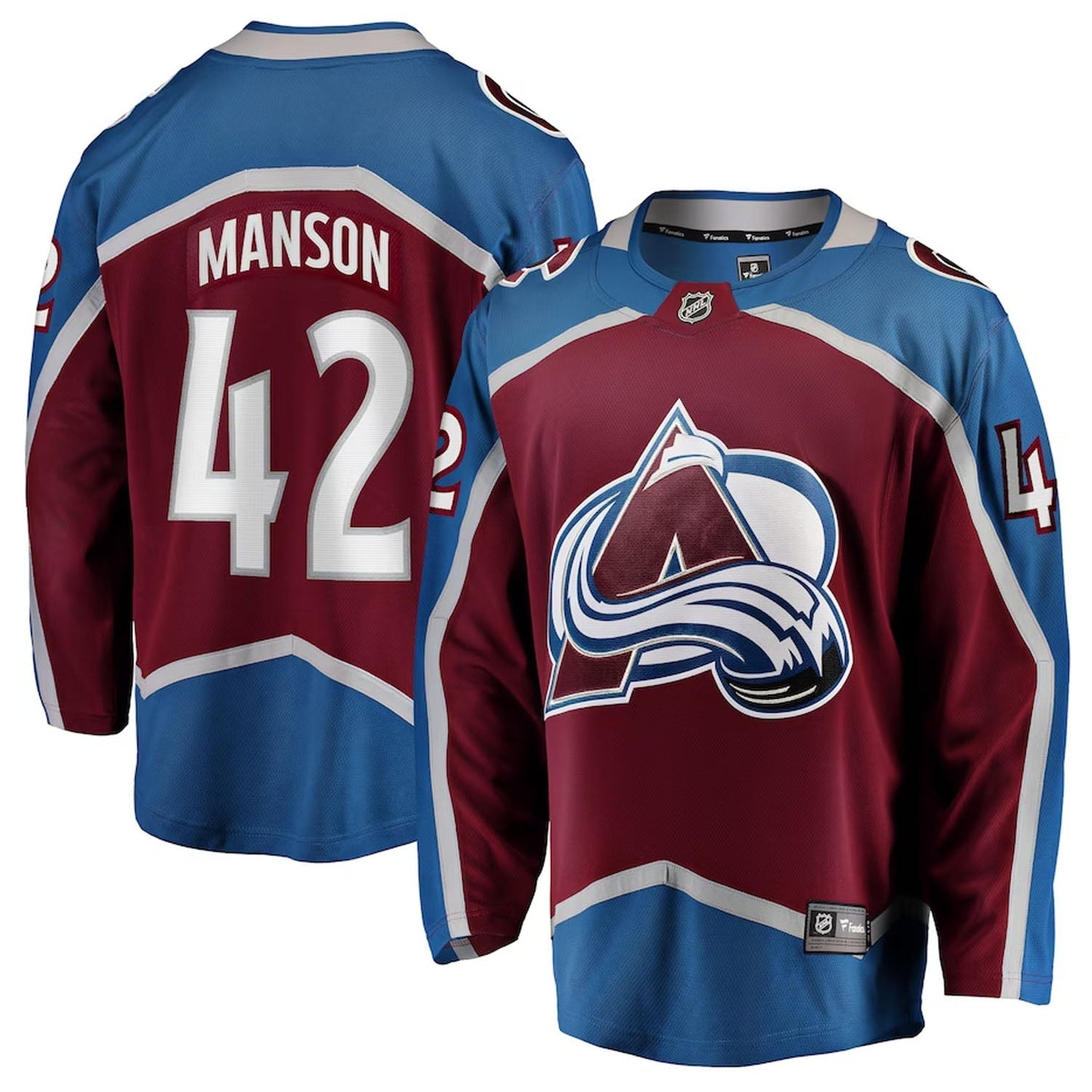 Josh Manson Colorado Avalanche 42 Jersey
