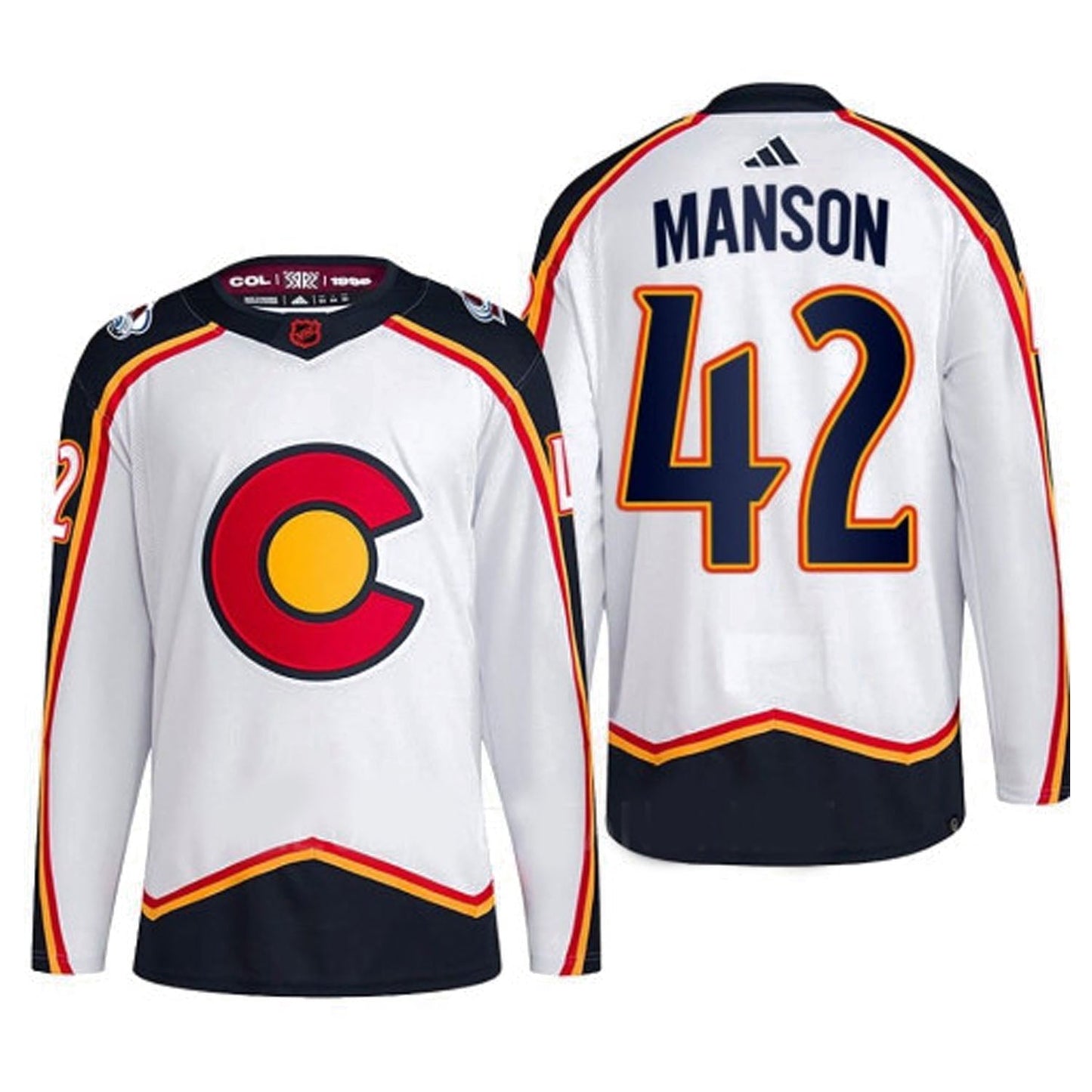Josh Manson Colorado Avalanche 42 Jersey