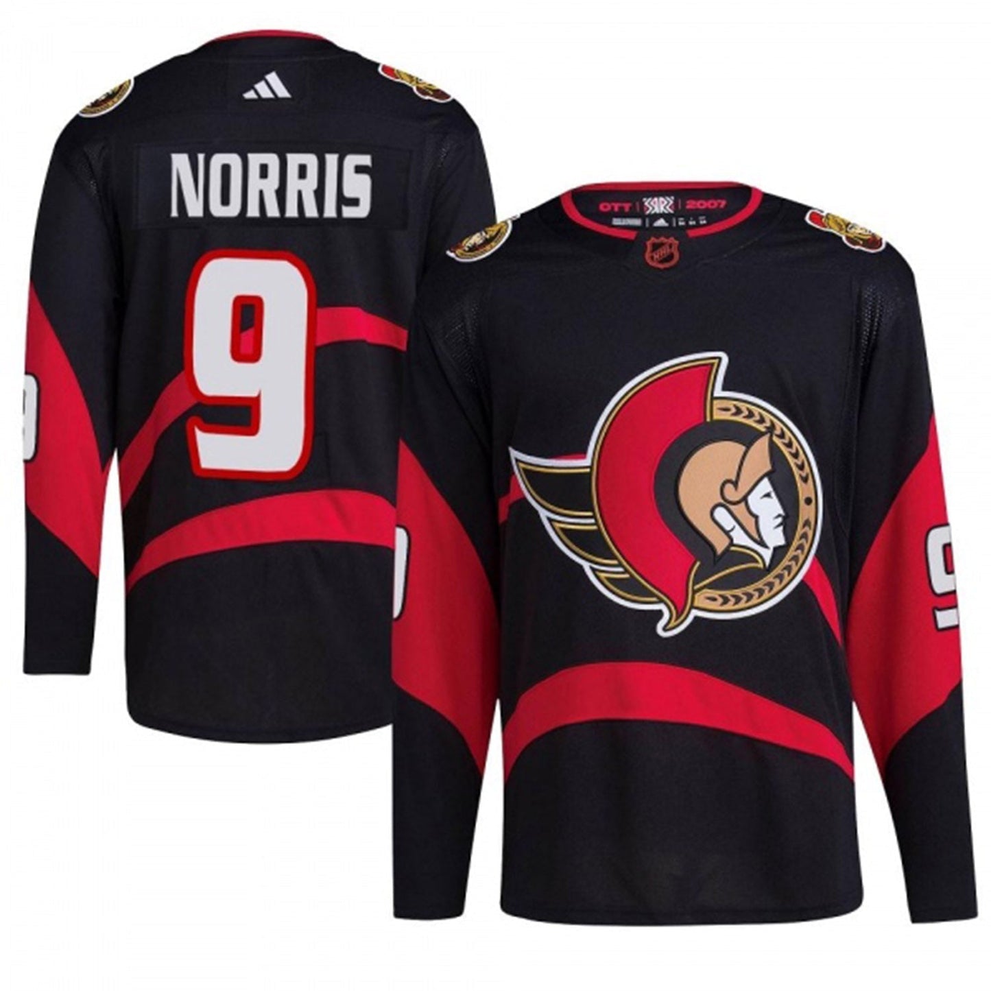Josh Norris Ottawa Senators 9 Jersey